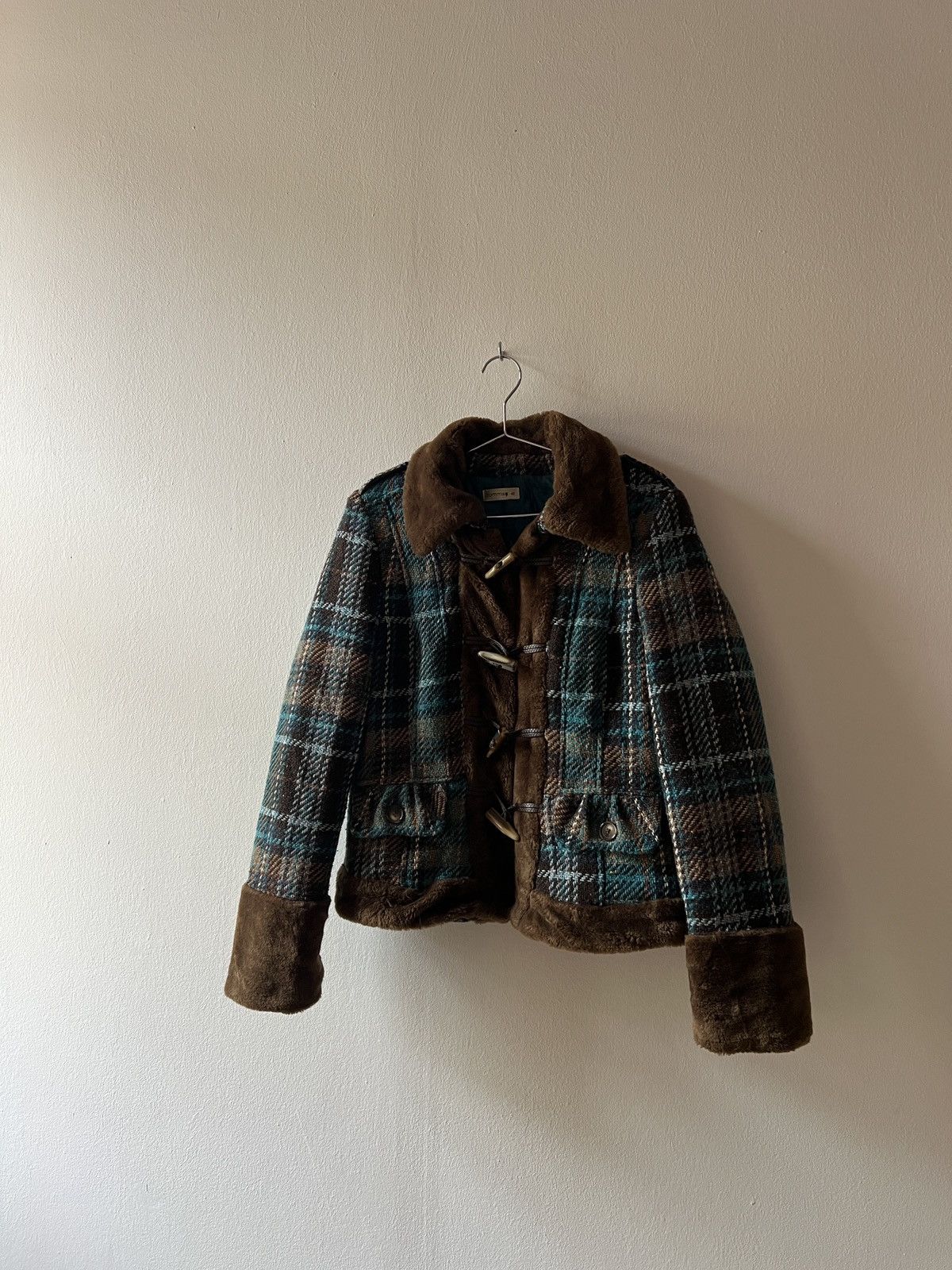 Other Vintage Y2K Knitted Bomber Winter Jacket Size L / US 10 / IT 46 - 7 Thumbnail