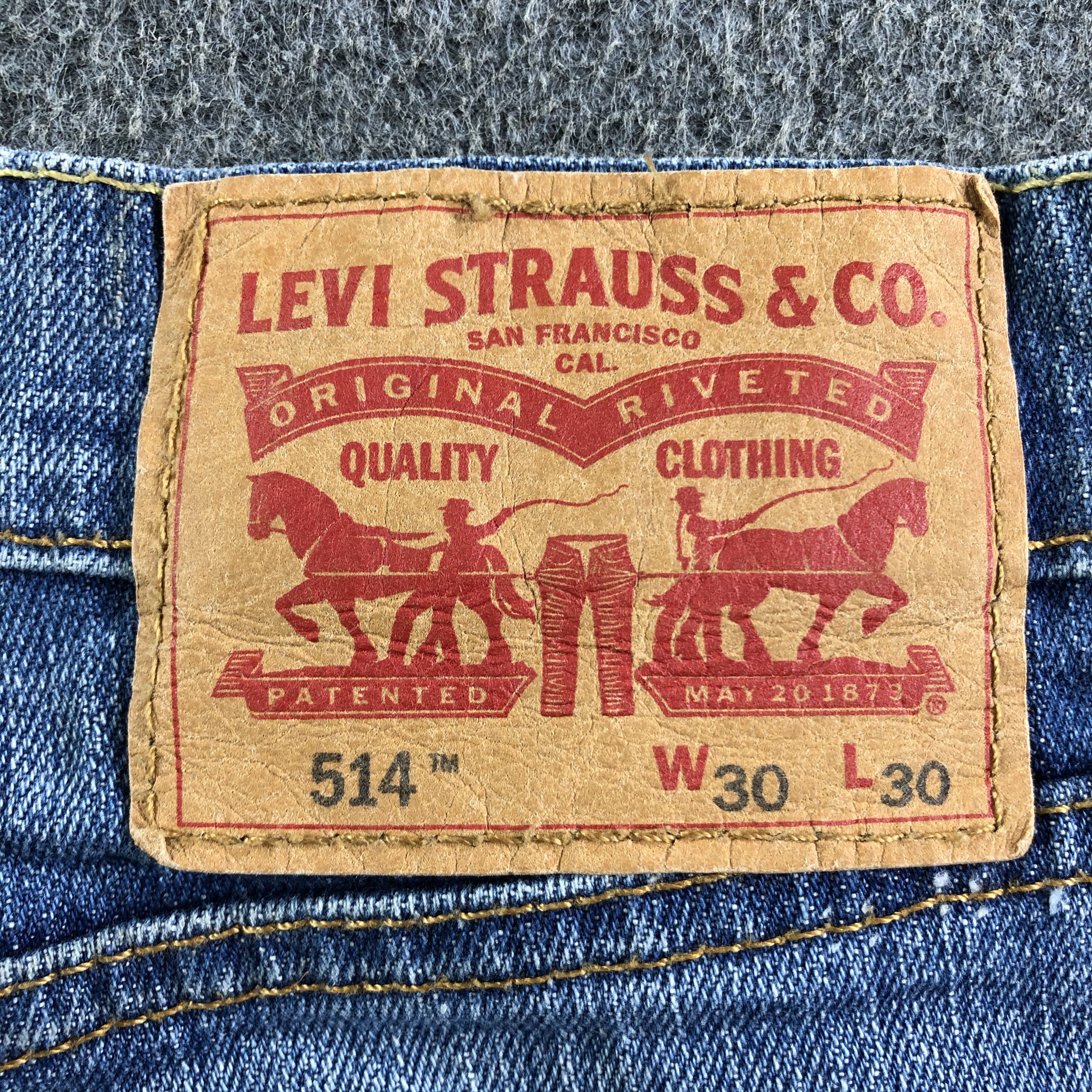 Levi's Vintage Blue Wash Levis 514 Jeans-J3415 Size 32" / US 10 / IT 46 - 5 Thumbnail