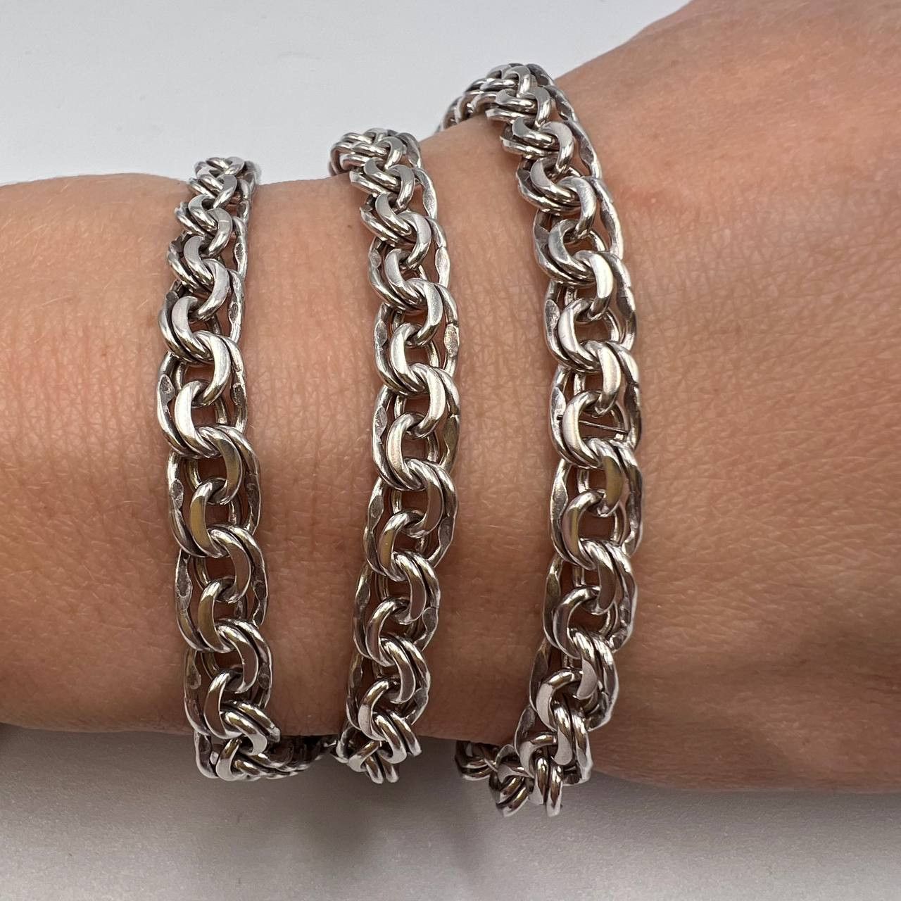 Jewelry Massive Vintage Sterling Silver 925 Chain Necklace 40 gr Size ONE SIZE - 1 Thumbnail