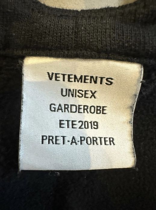 Vetements Vetements 19ss Viktor Tsoi Zipper Masked Jacket Hoodie