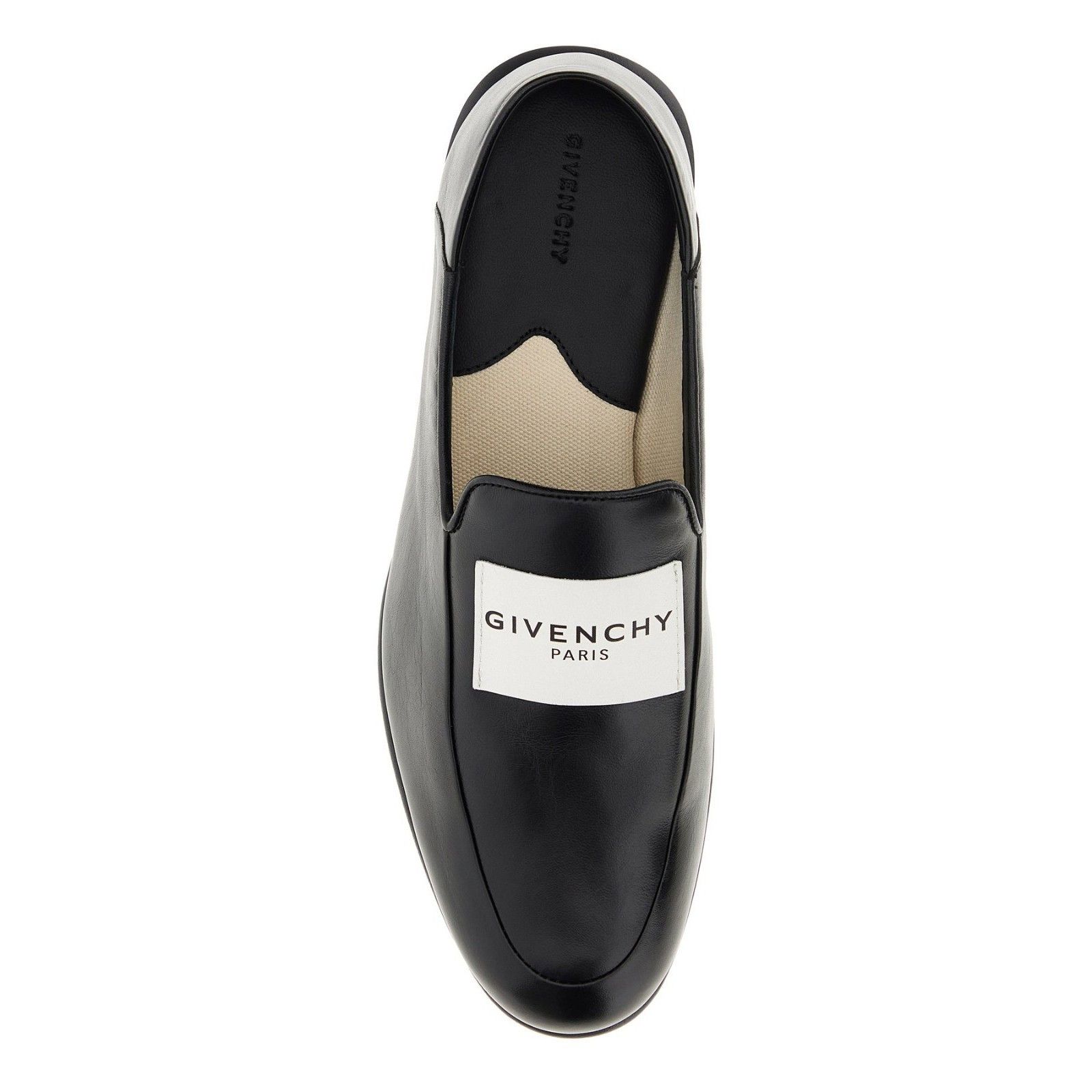 Givenchy GIVENCHY Label Black Leather Loafers New & Authentic (Women' Size US 8 / IT 38 - 4 Thumbnail