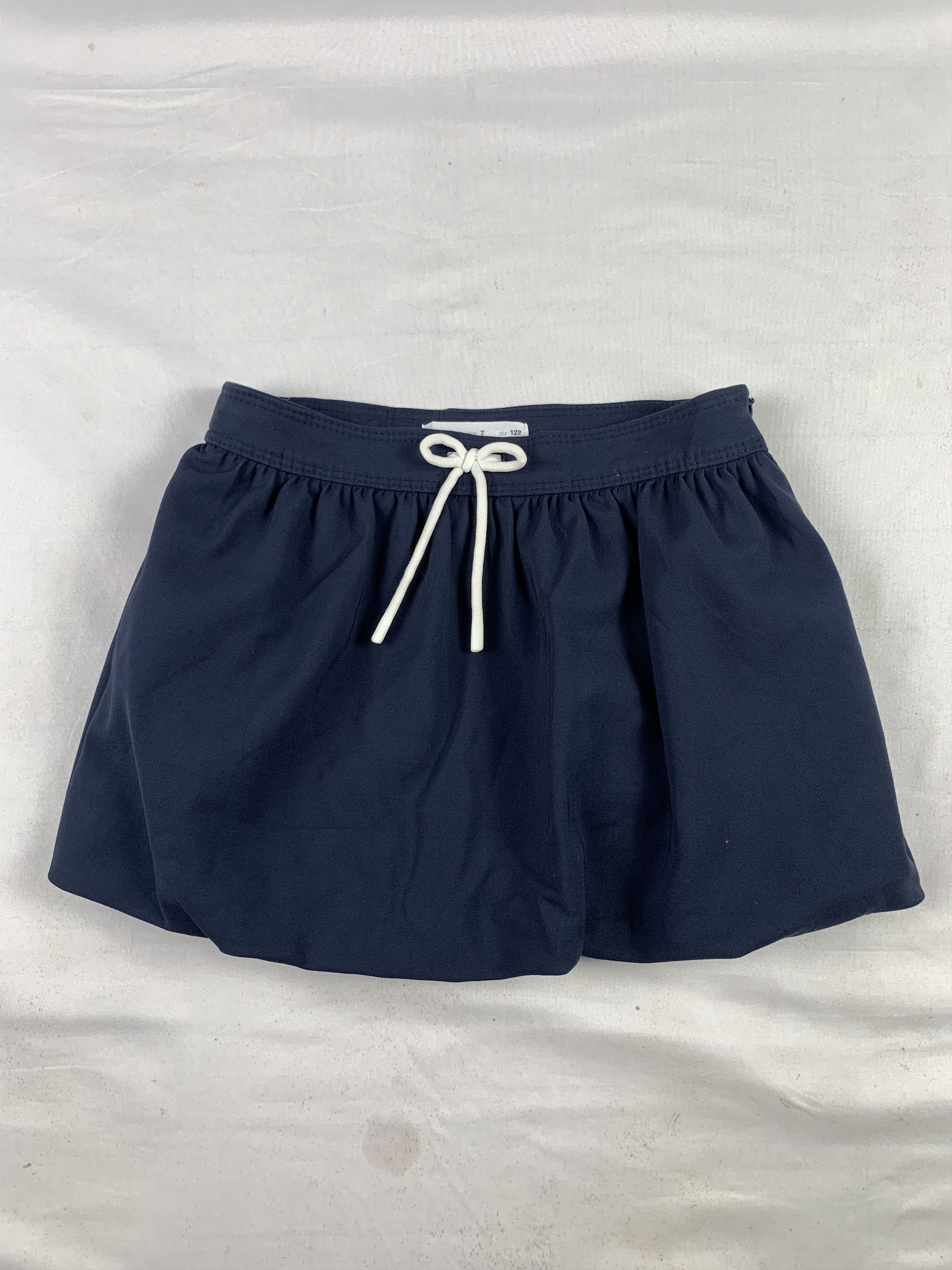 Zara Zara Navy Mini Balloon Skirt (23) Size 23" - 1 Thumbnail
