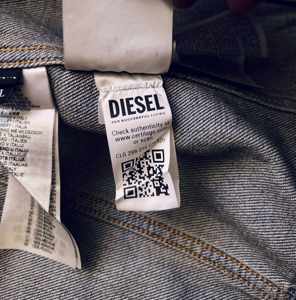 Diesel Diesel D-BARCY-S3 Giacca — Italian Made- L- RARE Size US L / EU 52-54 / 3 - 9 Thumbnail