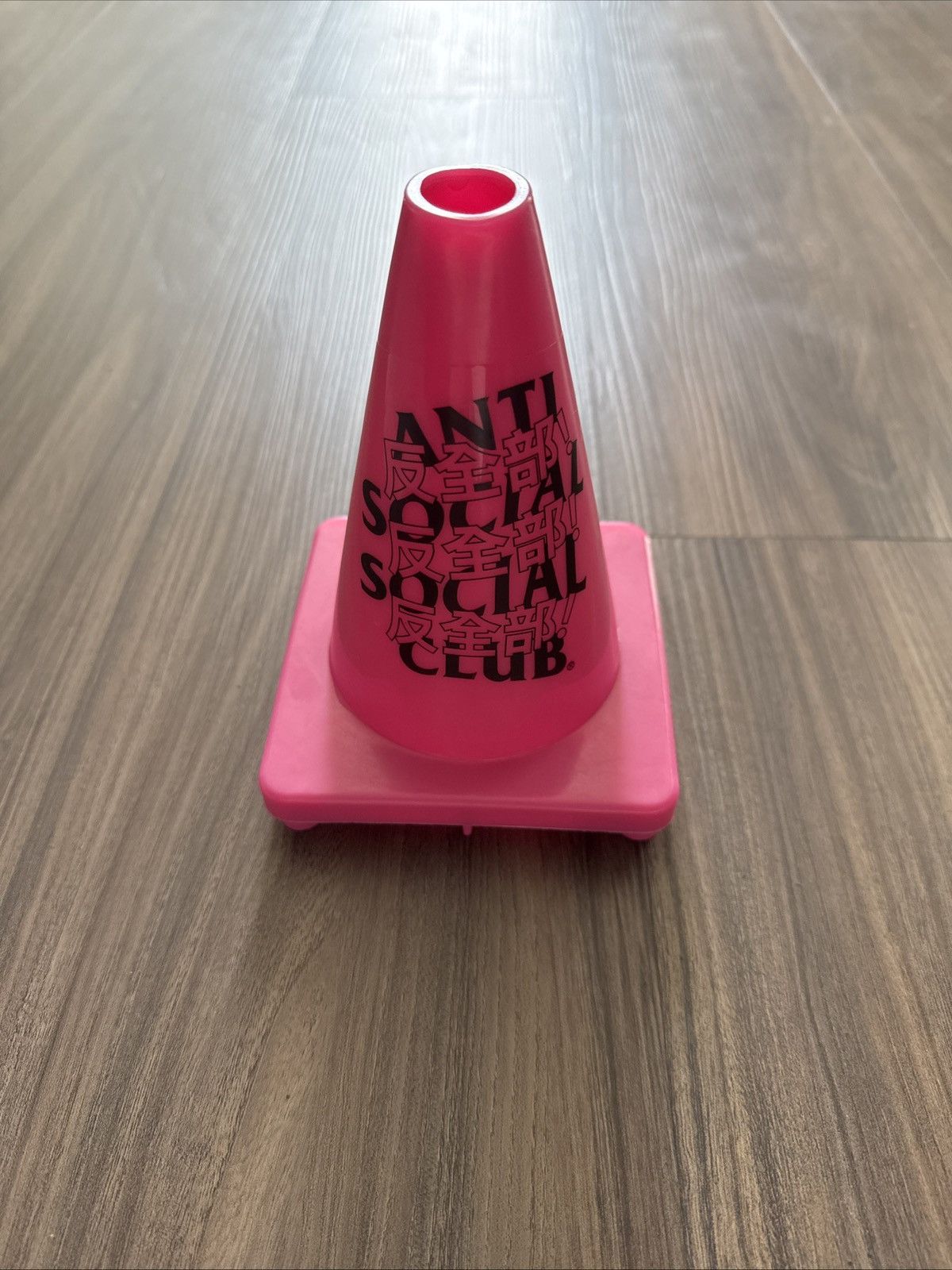 Anti Social Social Club Anti Social Social Club Mini Pink Traffic Cone – ASSC x A$C Size ONE SIZE - 1 Thumbnail