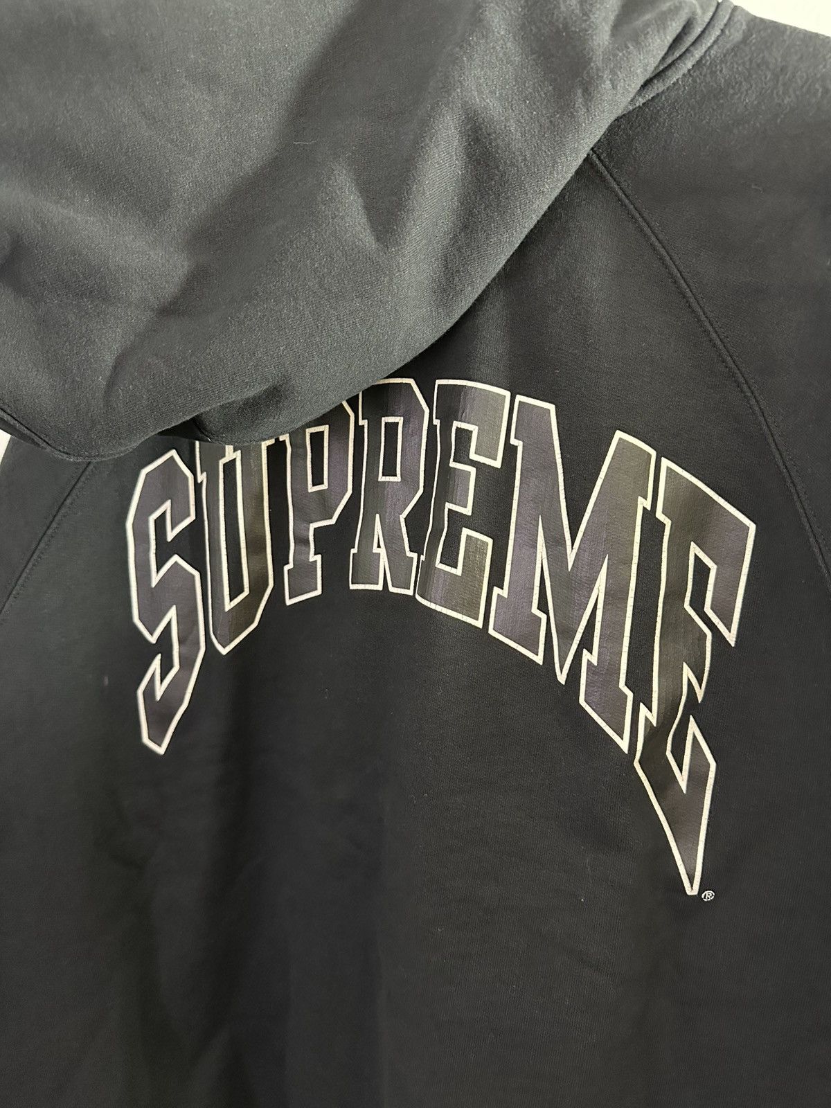 Supreme Supreme Raglan Zip Up Hoodie Sweatshirt Size US L / EU 52-54 / 3 - 8 Thumbnail