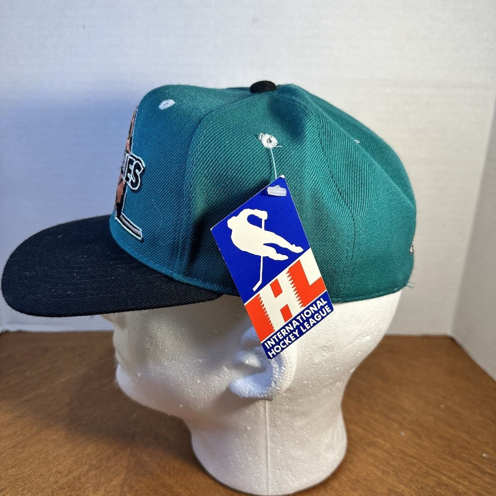 Zephyr VTG 90's Denver Grizzlies IHL Fitted Hat 6 7/8 Deadstock New Size ONE SIZE - 4 Thumbnail