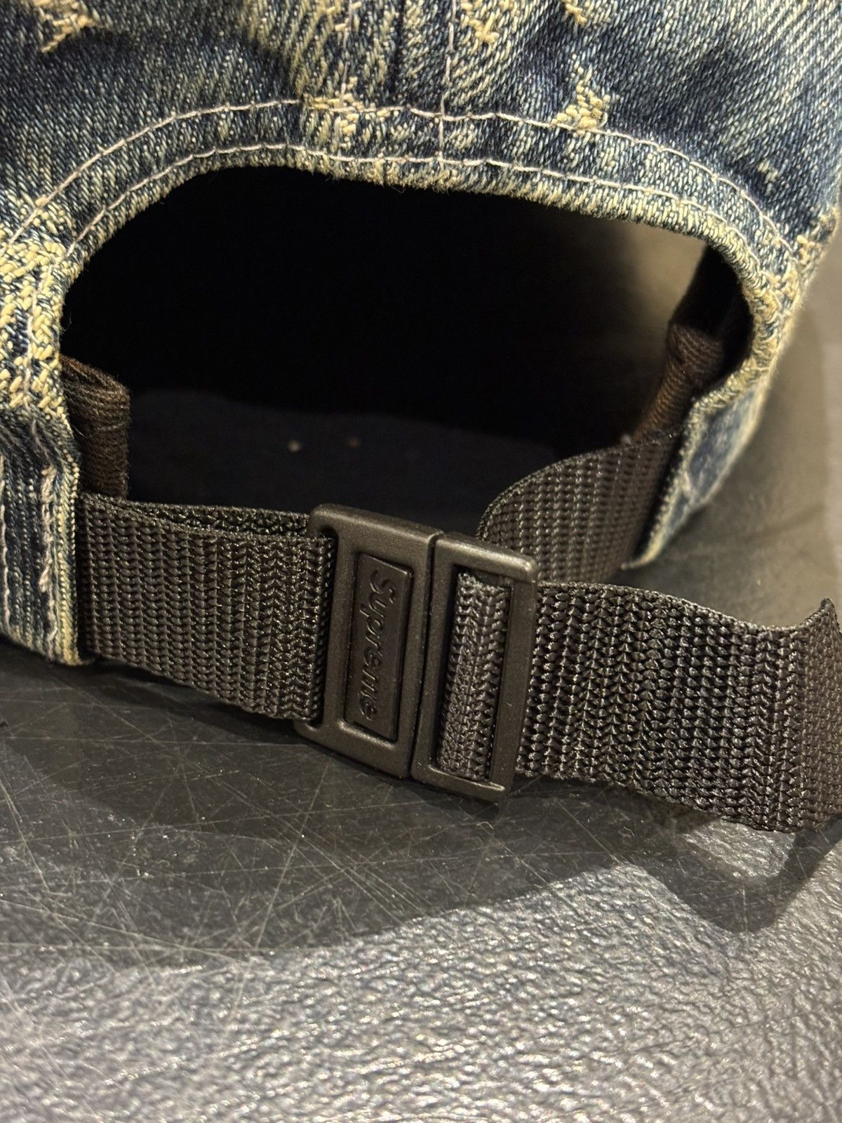 Supreme Supreme Paisley Denim Box Logo Hat Size ONE SIZE - 5 Thumbnail
