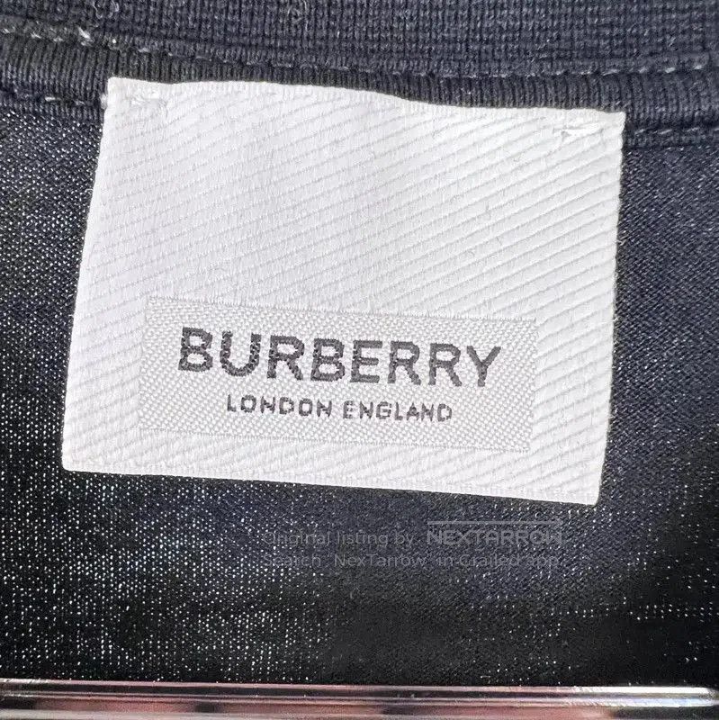 Burberry Burberry Black Cotton Men's T. Size US XS / EU 42 / 0 - 3 Thumbnail