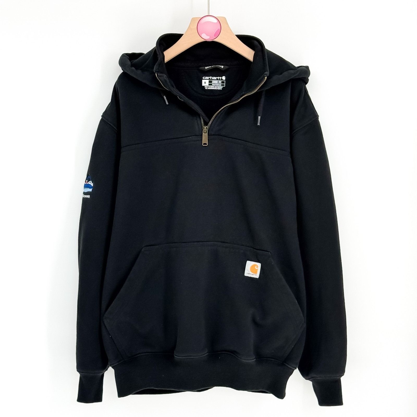 Carhartt Rain Defender Hoodie Rain Defender 1/4 Zip Loose Fi