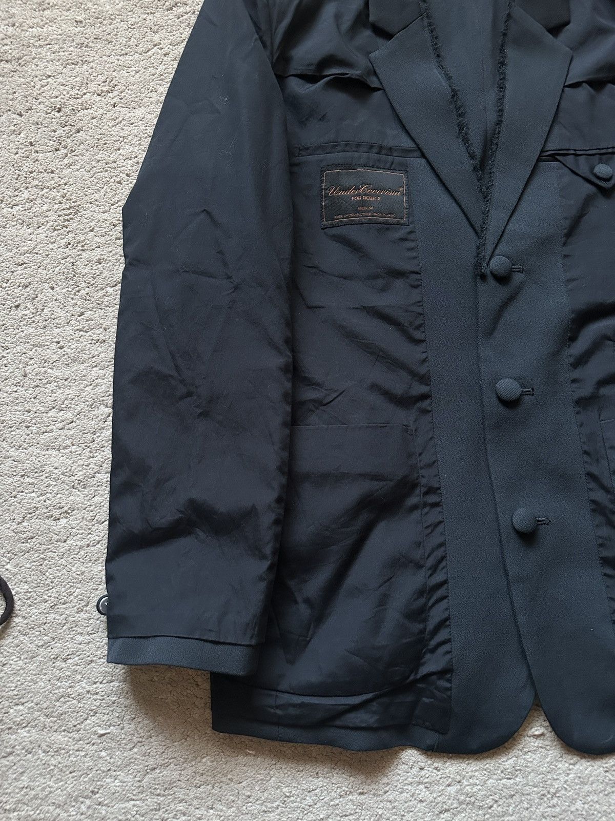 Undercover AW2002 Undercoverism Reversible Cutoff 3 Button Jacket Size US M / EU 48-50 / 2 - 6 Thumbnail