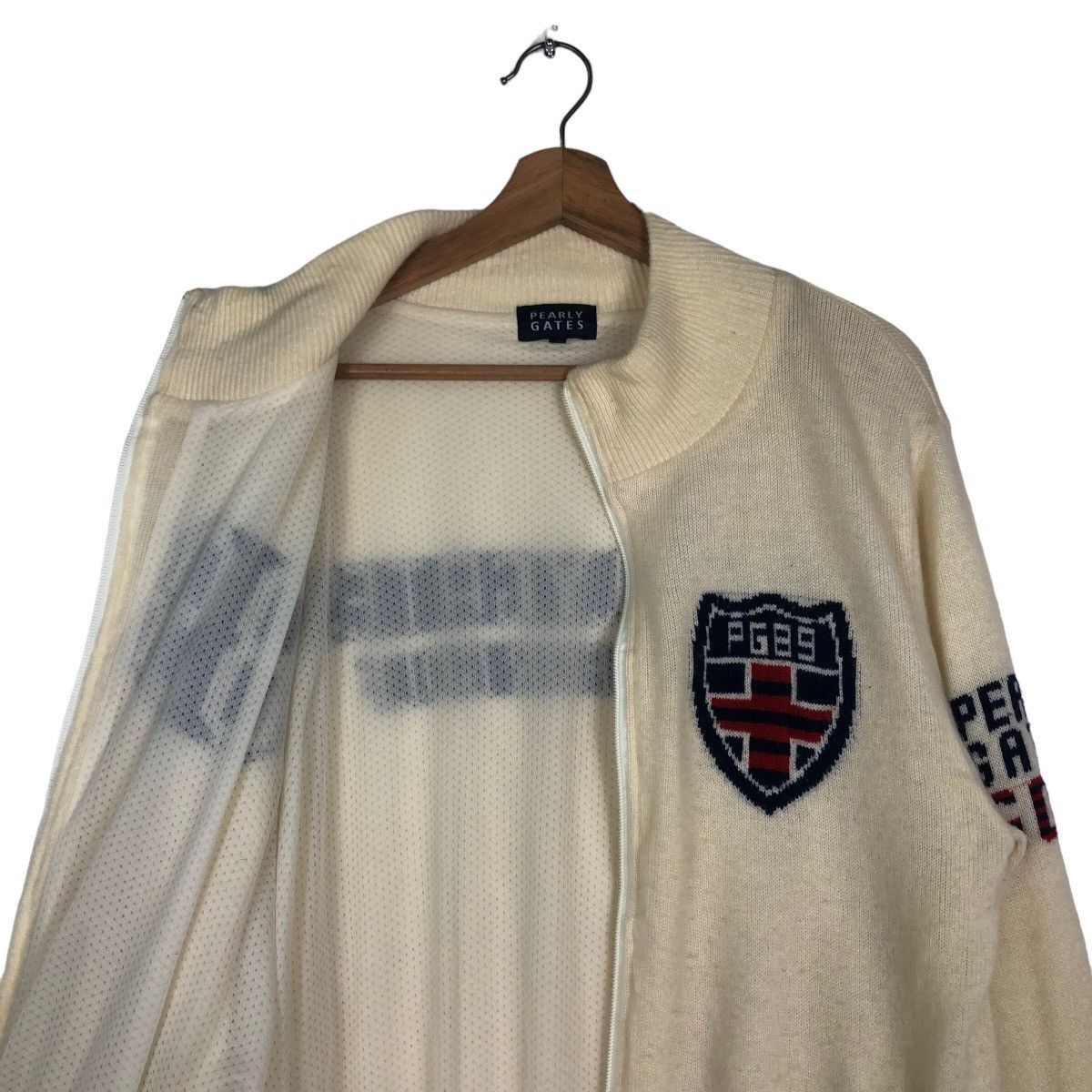 Hysteric Glamour 🔥Vintage Knit Zipper Jacket Pearly Gates Big Logo Size US M / EU 48-50 / 2 - 13 Thumbnail