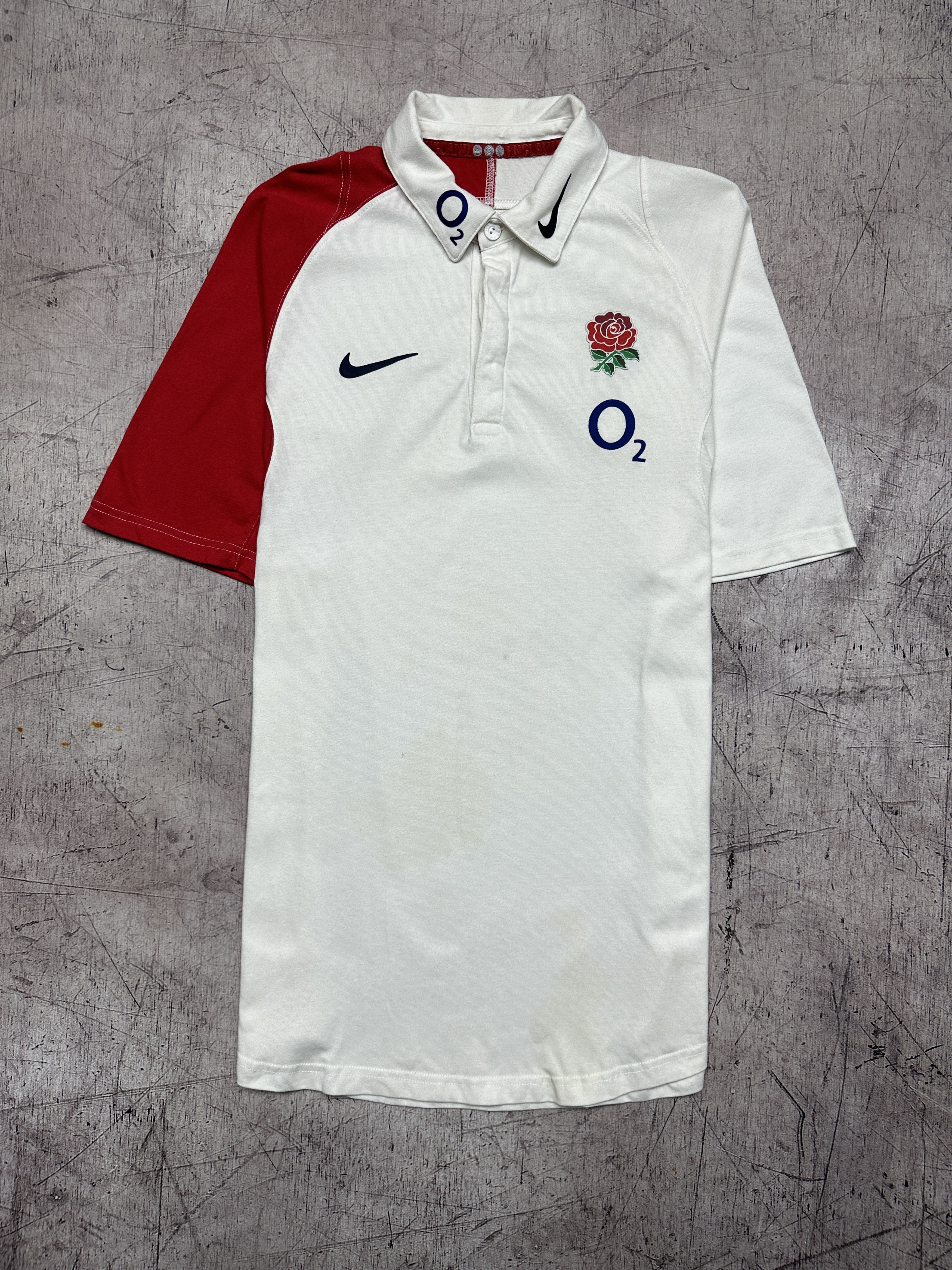 Nike Nike O2 Mens England Rugby Polo Shirt Size US M / EU 48-50 / 2 - 1 Thumbnail