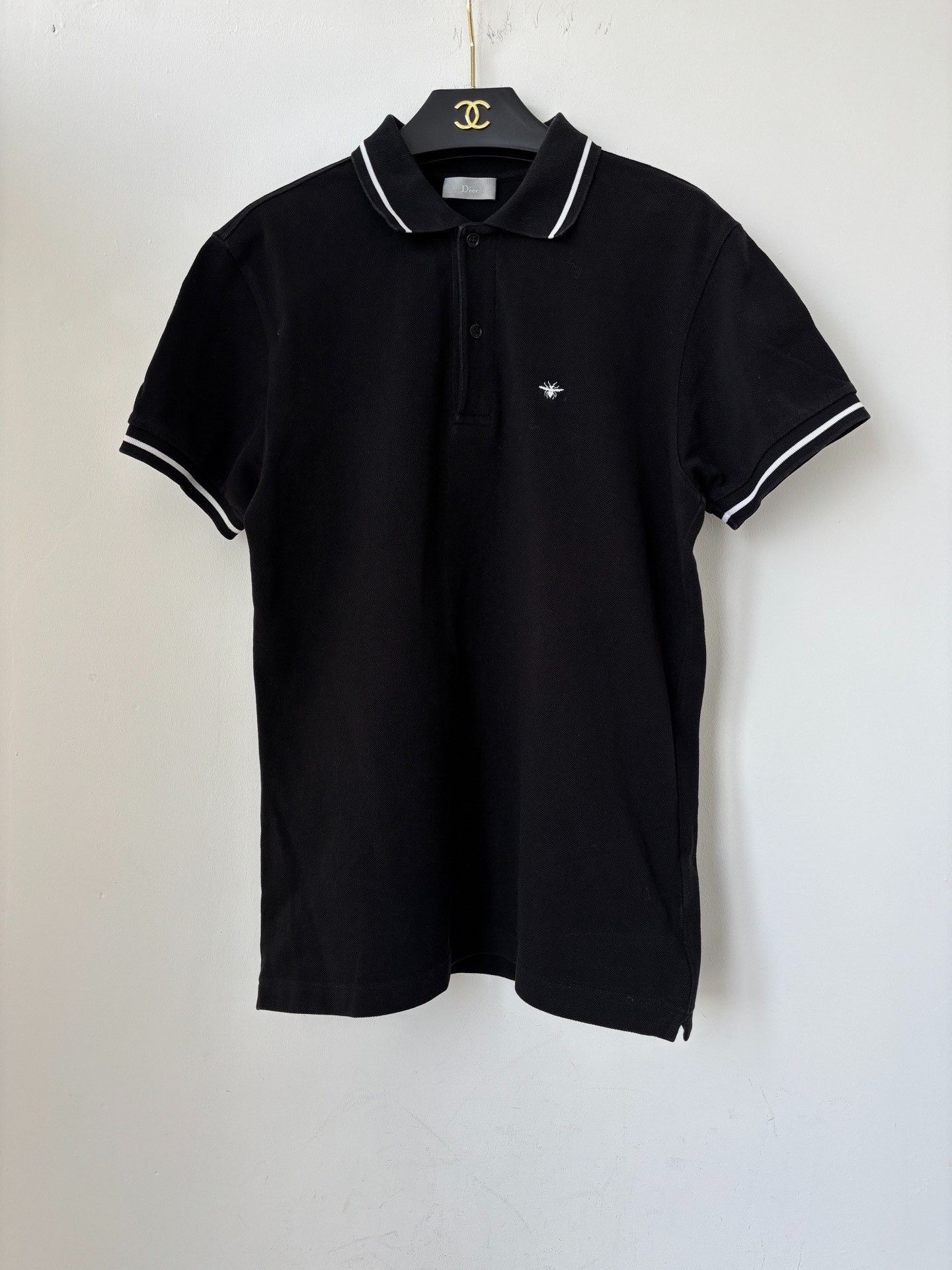 Dior Dior Black Short-Sleeve Polo Shirt Size US M / EU 48-50 / 2 - 1 Thumbnail