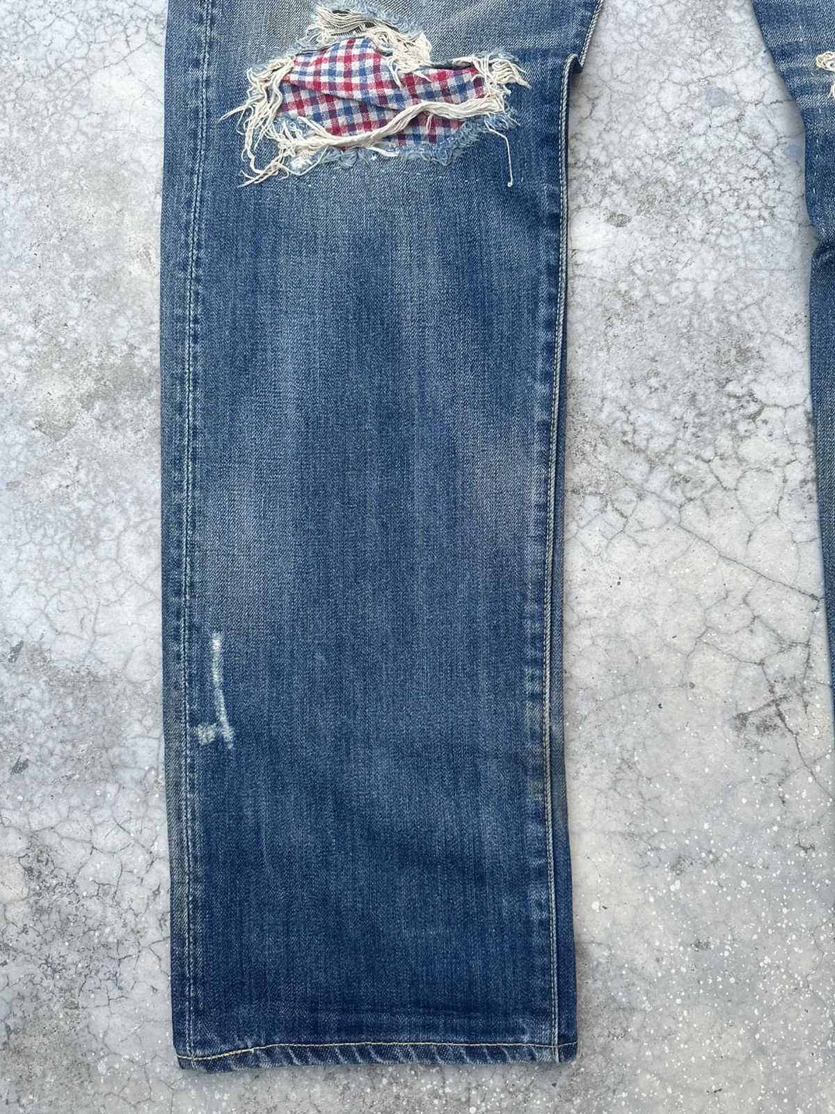 Levi's Vintage Levi's 501 Big E 1971 Distressed Jeans Size US 34 / EU 50 - 8 Thumbnail
