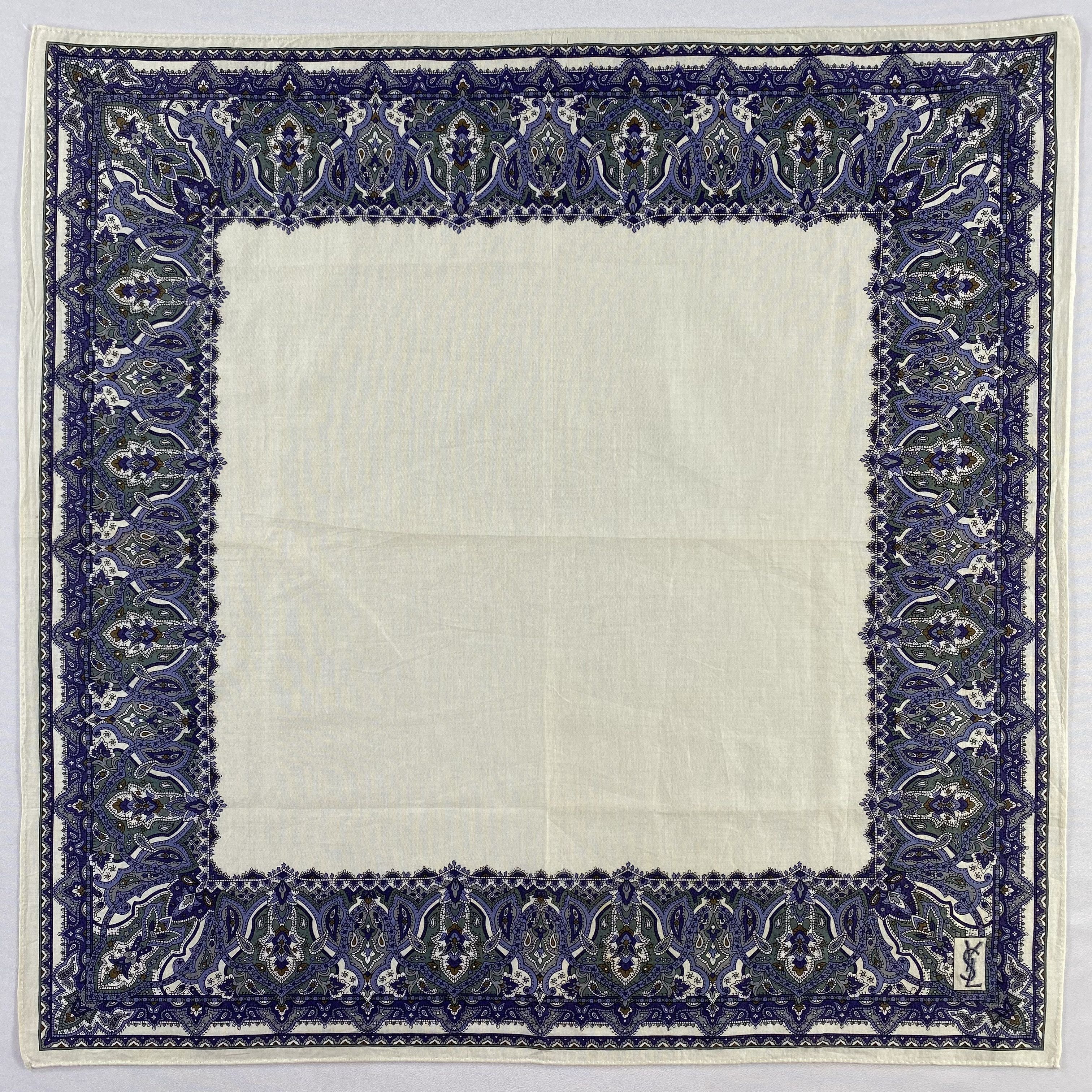 Vintage Yves Saint Laurent Neckerchief / Handkerchief-P666 Size ONE SIZE - 1 Thumbnail