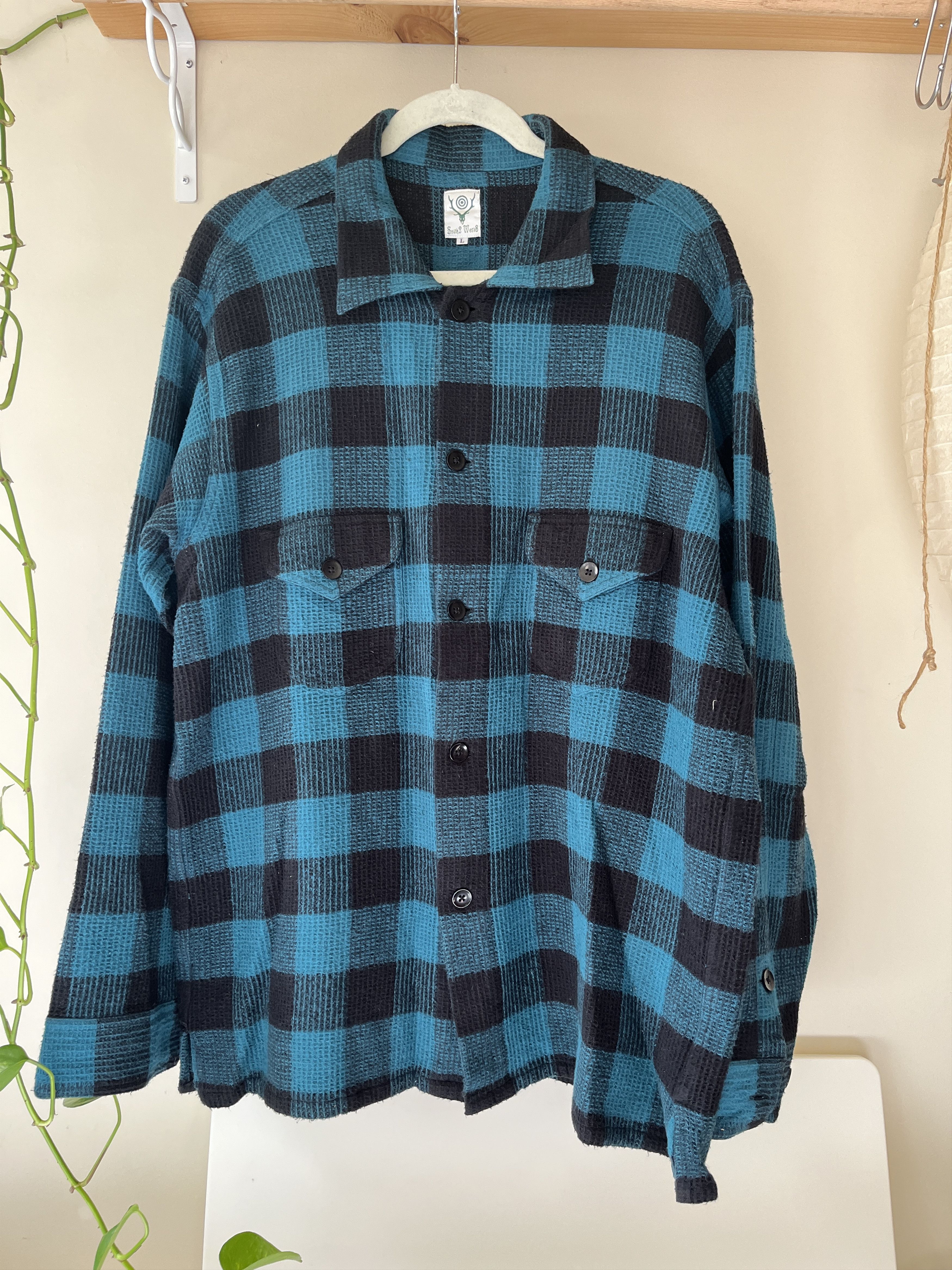 South2 West8 Flannel overshirt Size US L / EU 52-54 / 3 - 2 Thumbnail