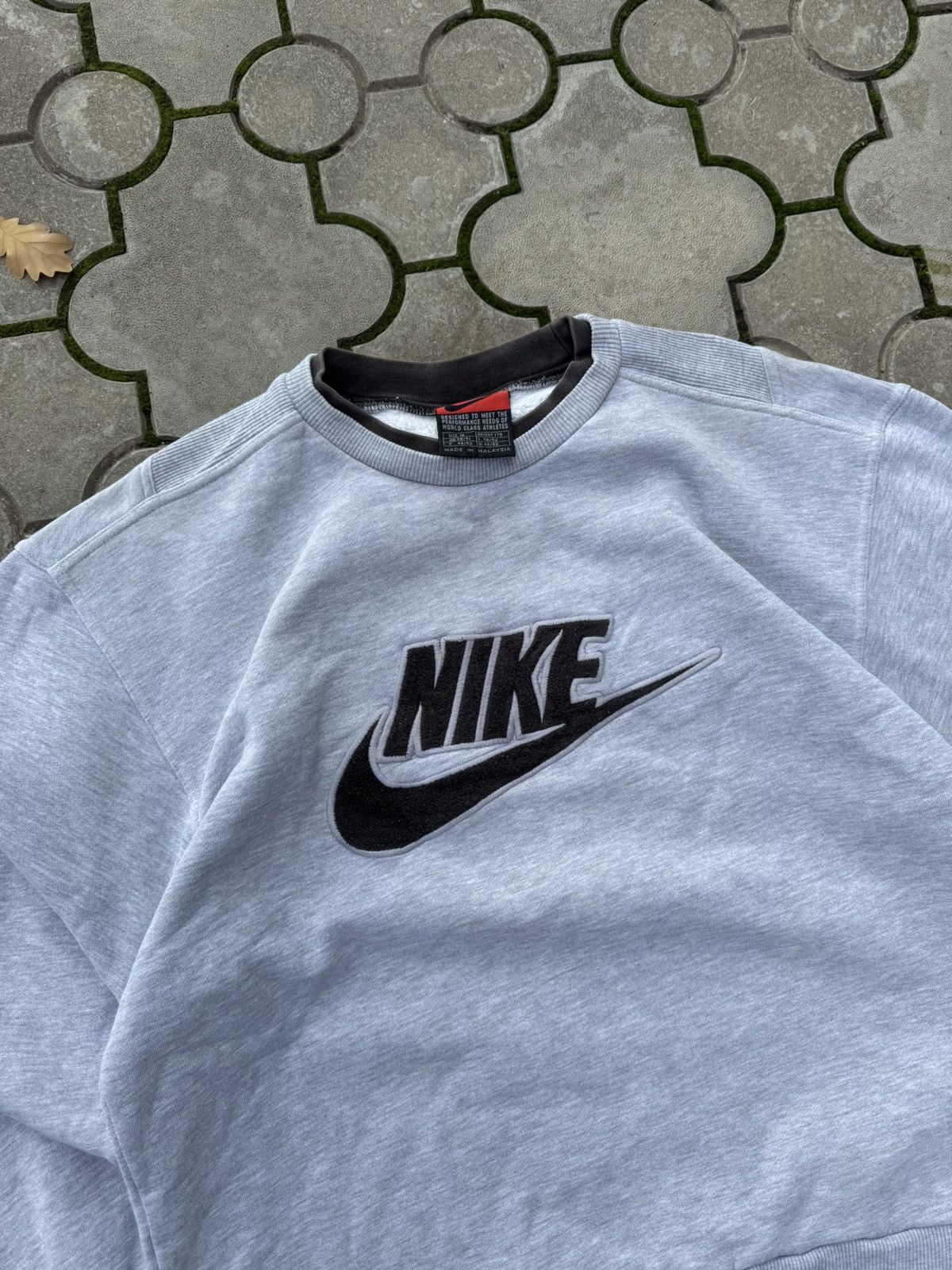 Nike Vintage Nike Big Swoosh Spell Out Boxy Sweatshirt Size US M / EU 48-50 / 2 - 5 Thumbnail