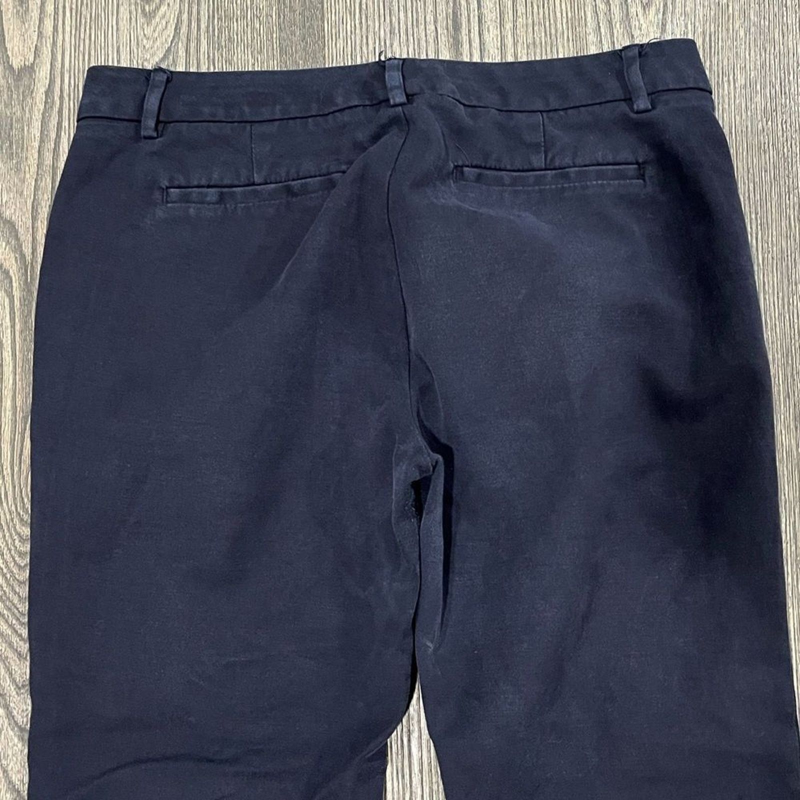 Tommy Hilfiger Tommy Hilfiger Carpi Cropped Pant High Rise Straight Leg 10 Size 32" / US 10 / IT 46 - 7 Thumbnail