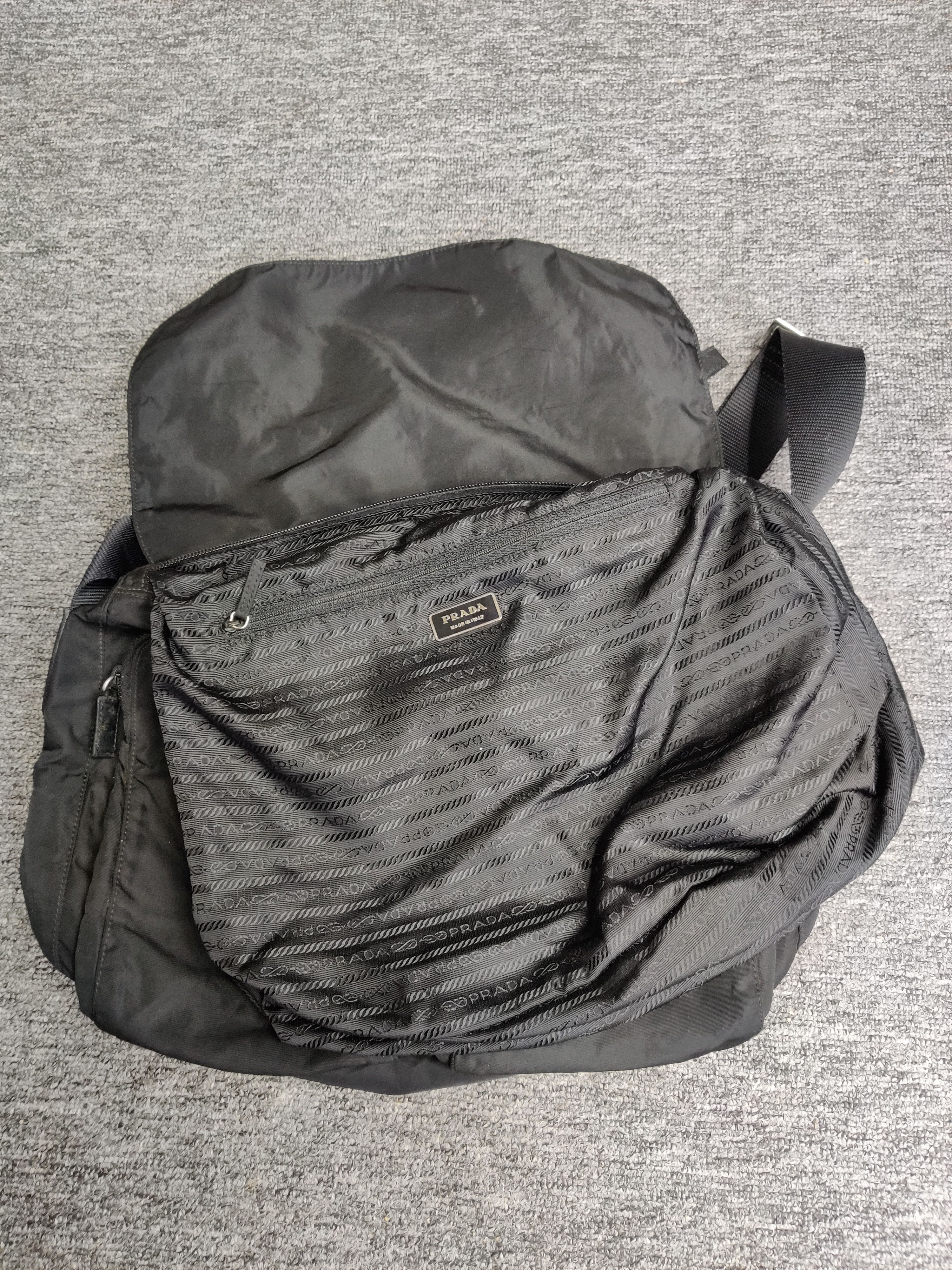 Prada Prada Milano Cross Body Nylon Bag Size ONE SIZE - 12 Thumbnail