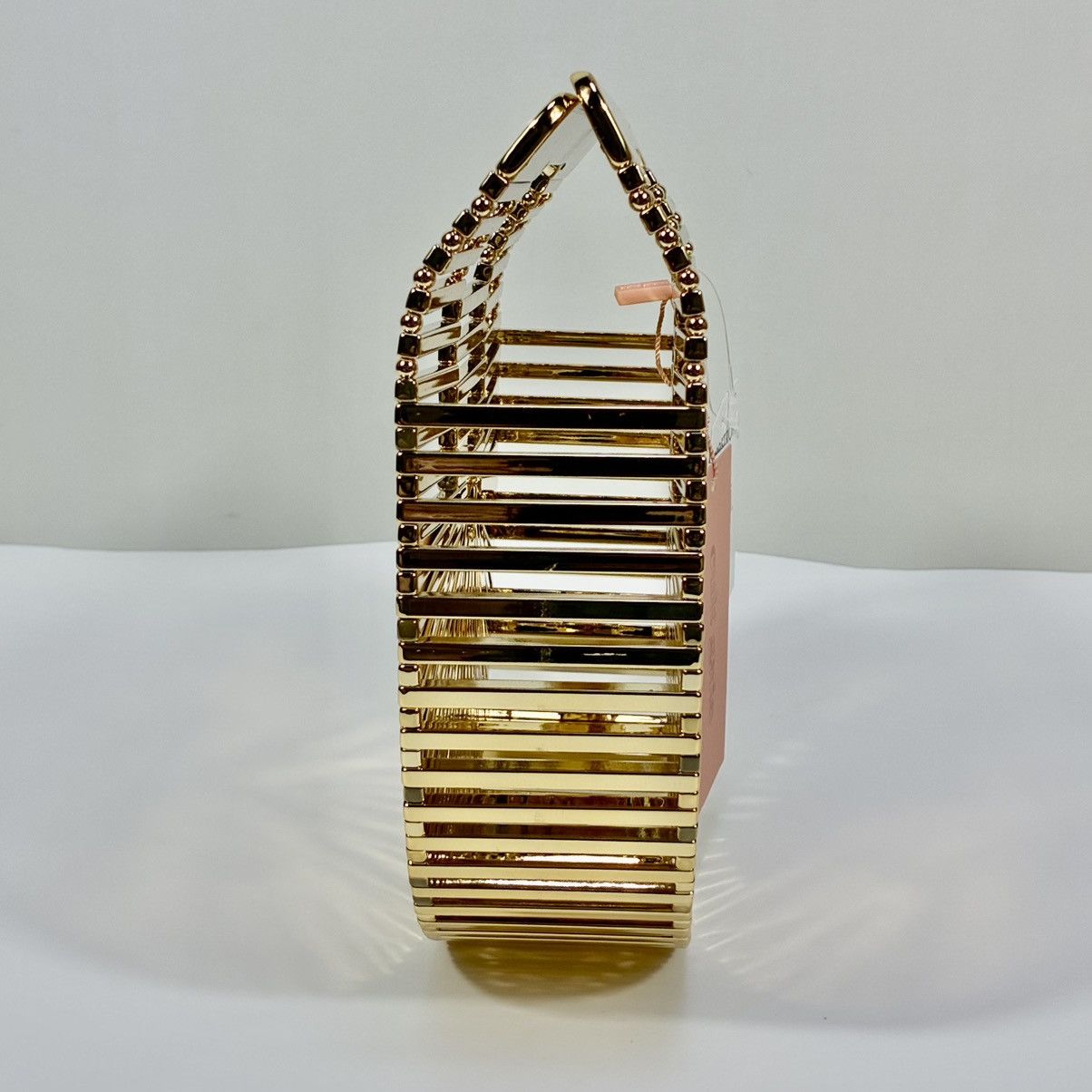 Cult Gaia Cult Gaia Mini Ark Top Handle Handbag Shiny Brass Gold NEW Size ONE SIZE - 15 Thumbnail