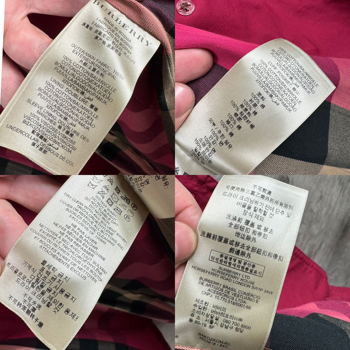 Burberry Burberry Brit Trench Vintage coat with checkered lining Size M / US 6-8 / IT 42-44 - 6 Thumbnail