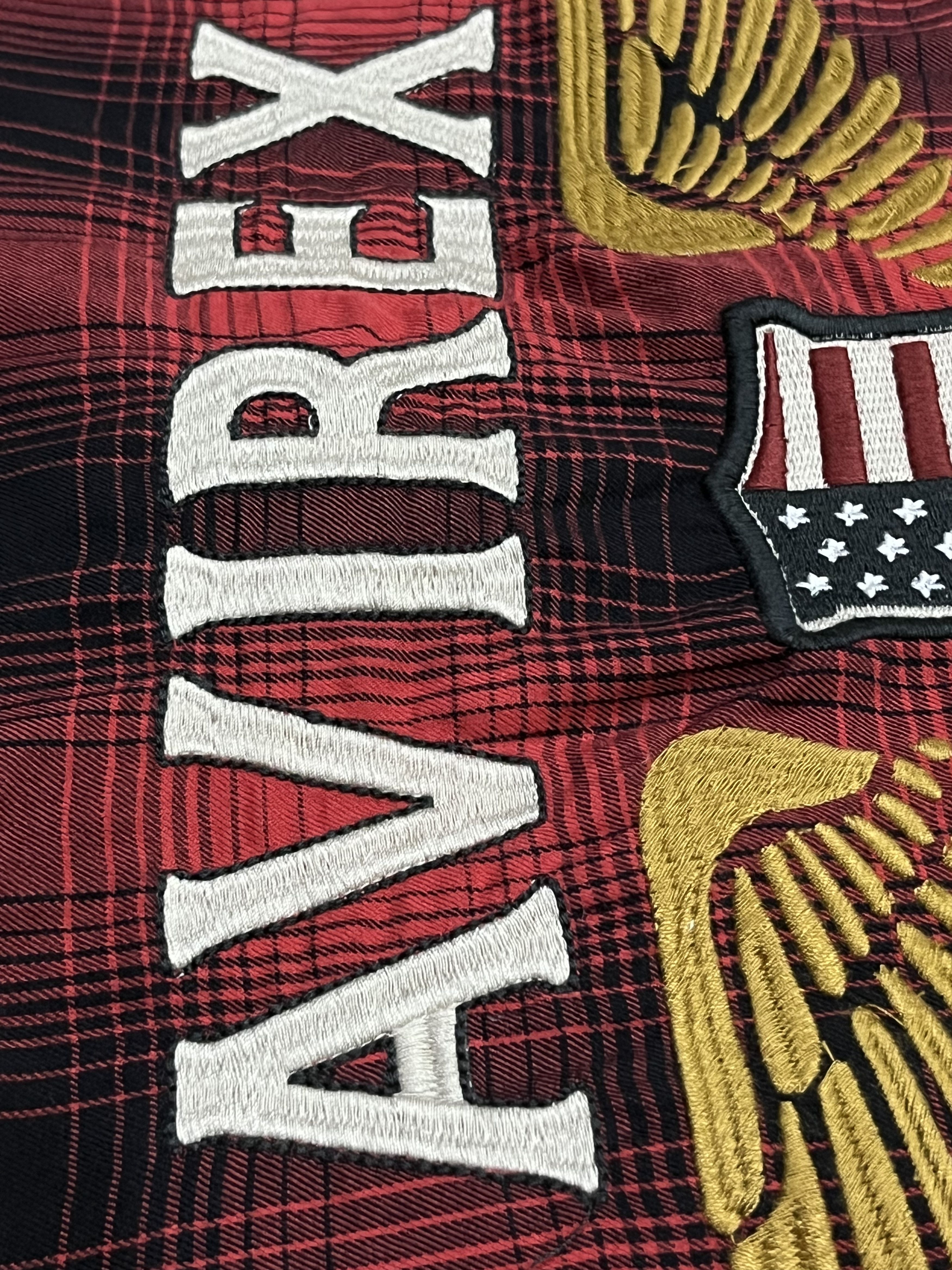 Avirex AVIREX SKYKINGS Big Embroidery Shadow Plaid Thin Cotton Size US M / EU 48-50 / 2 - 6 Thumbnail