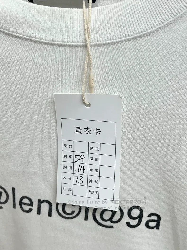 Balenciaga Balenciaga Email letter logo short-sleeved T-shirt, size X Size US XS / EU 42 / 0 - 6 Thumbnail
