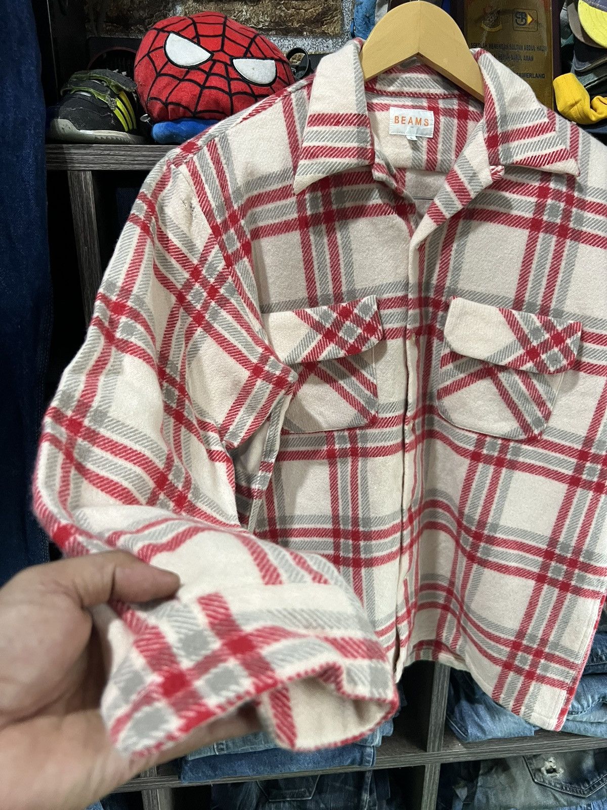 Beams Plus 🔥Beams Double Pockets Flannel Size US M / EU 48-50 / 2 - 9 Thumbnail