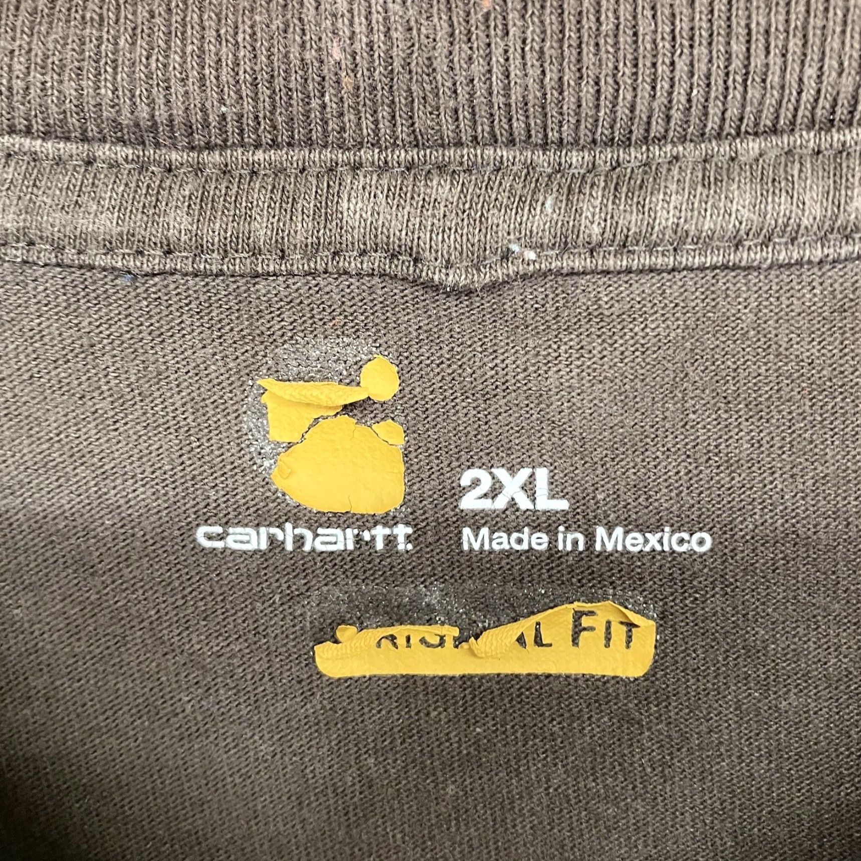 Carhartt VINTAGE Carhartt Mens Brown 2XL Long Sleeve T-Shirt Graphic Front Deer Logo Crew Neck Size US XXL / EU 58 / 5 - 4 Thumbnail