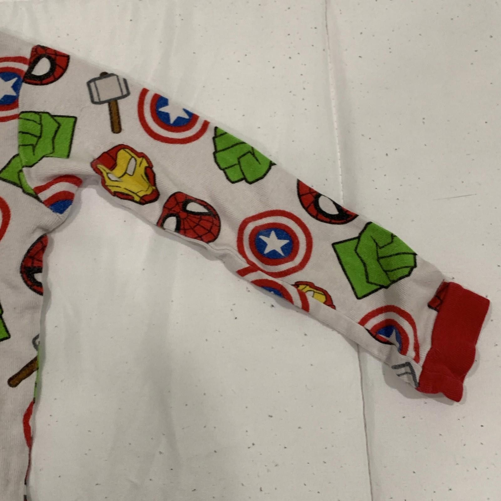 Marvel Comics Spider-Man, Iron Man, Marvel Kids' 2-Piece Pajama Set - 5T Size ONE SIZE - 7 Thumbnail
