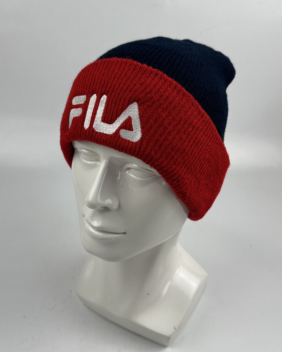 vintage made in usa fila beanie hat tc28