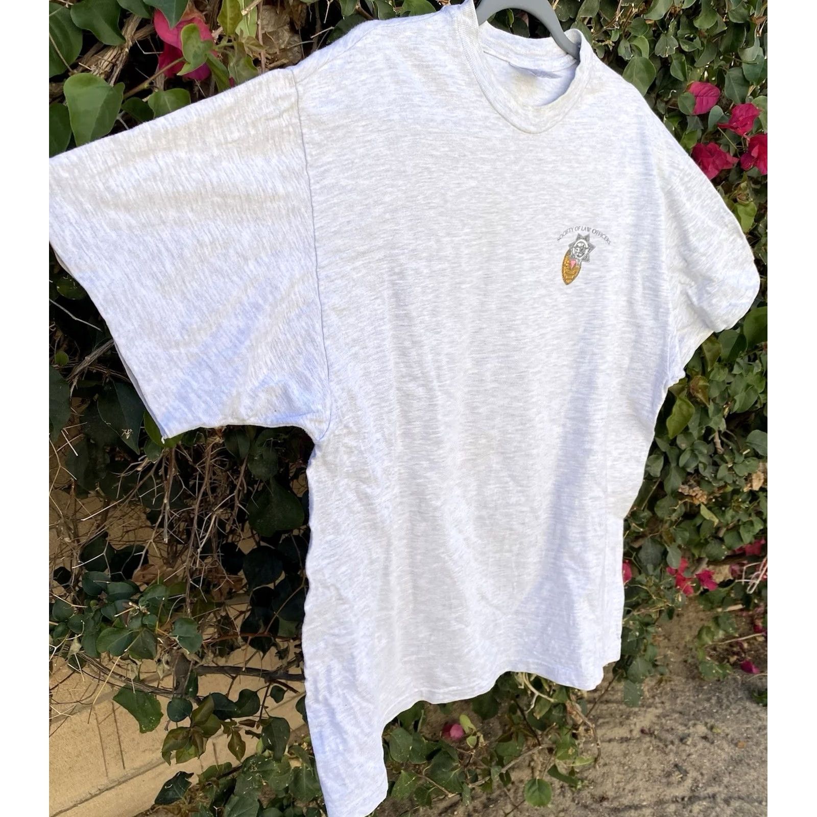 Hanes VINTAGE Hanes San Diego County T Shirt Single Stitch XL Gray Cotton Graphic Print Mens California 90s Size US XL / EU 56 / 4 - 3 Thumbnail