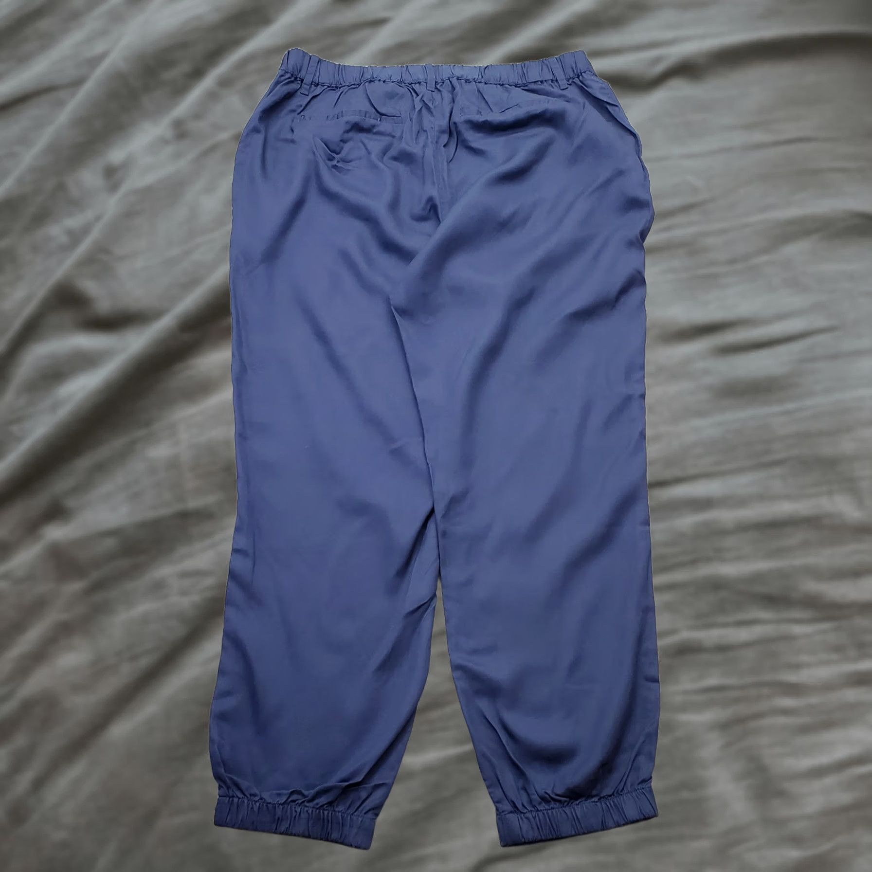 Gap Gap Womens Pants Joggers Navy Elastic Pleated Waist Tapered Leg 26.75 Inseam M Size L Measurements Casual Activewear Knit Lyocell 100% Size 32" / US 10 / IT 46 - 1 Thumbnail