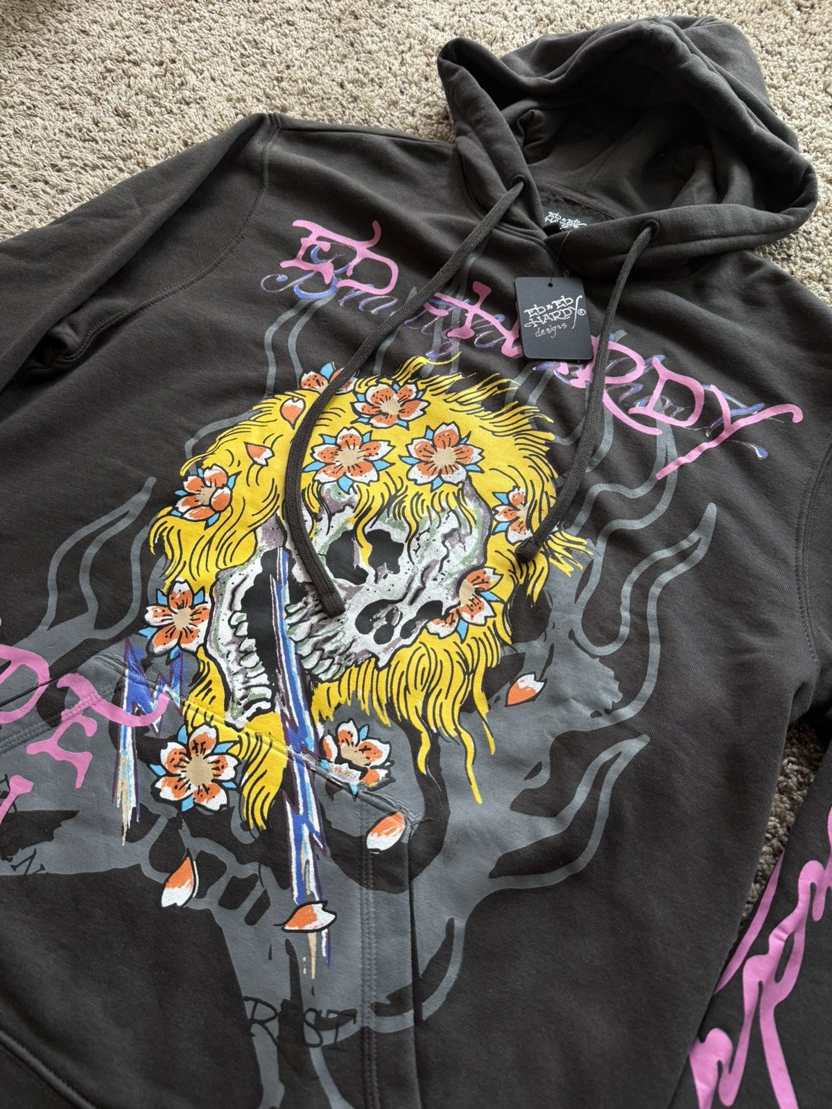 Ed Hardy Ed Hardy Tattoo Hodie pink skull Size US L / EU 52-54 / 3 - 2 Thumbnail