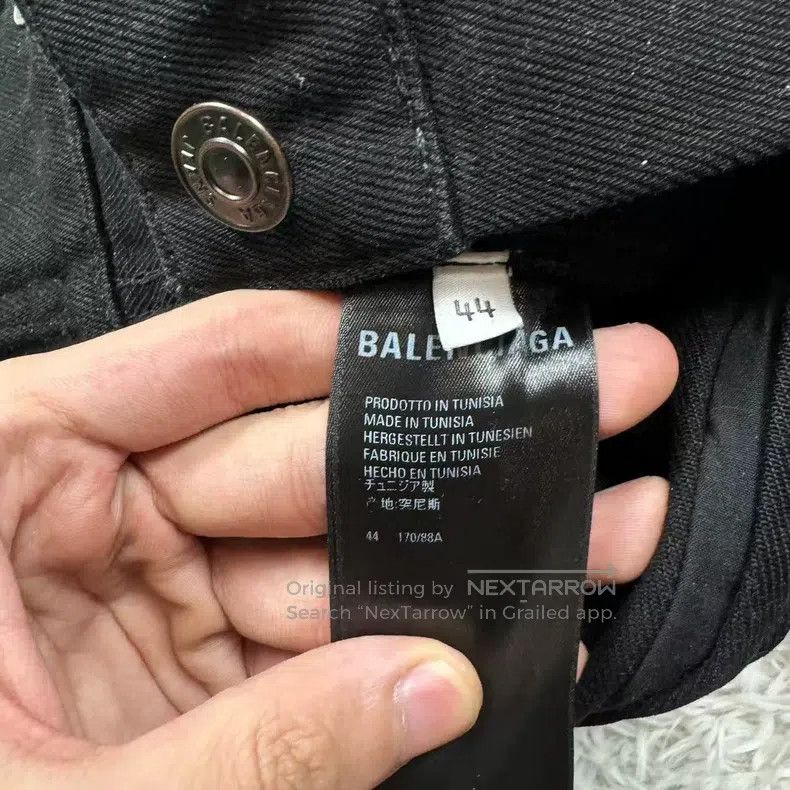 Balenciaga Balenciaga Denim Jacket Size US S / EU 44-46 / 1 - 6 Thumbnail