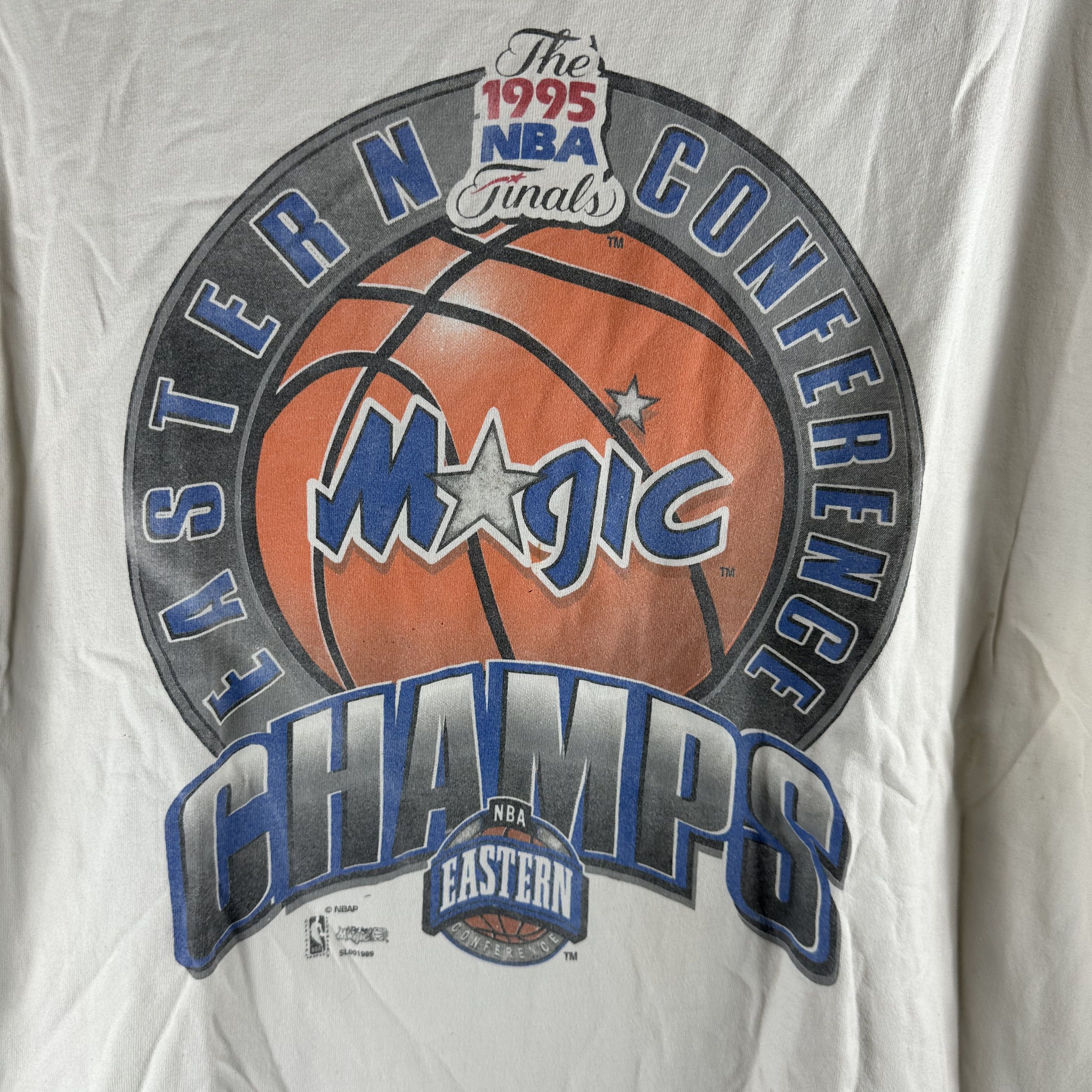 Vintage Vintage 1995 Orlando Magic NBA Conference Champions T-shirt Size US XL / EU 56 / 4 - 2 Thumbnail