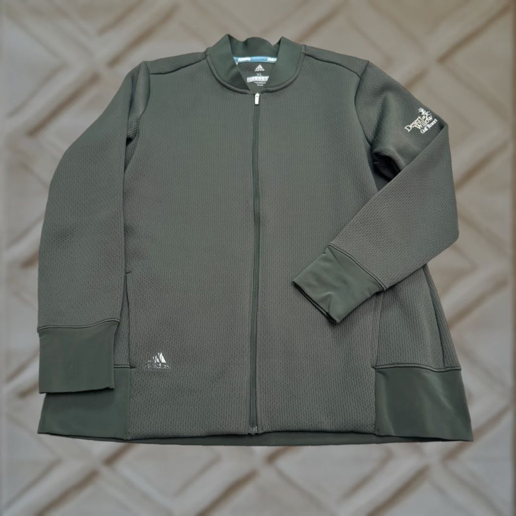 Adidas Adidas Climaheat Jacket Men's XL Gray Full Zip Pockets | All Seasons Sport Golf CrossFit Gym Performance Athletic Coat Size US XL / EU 56 / 4 - 1 Thumbnail