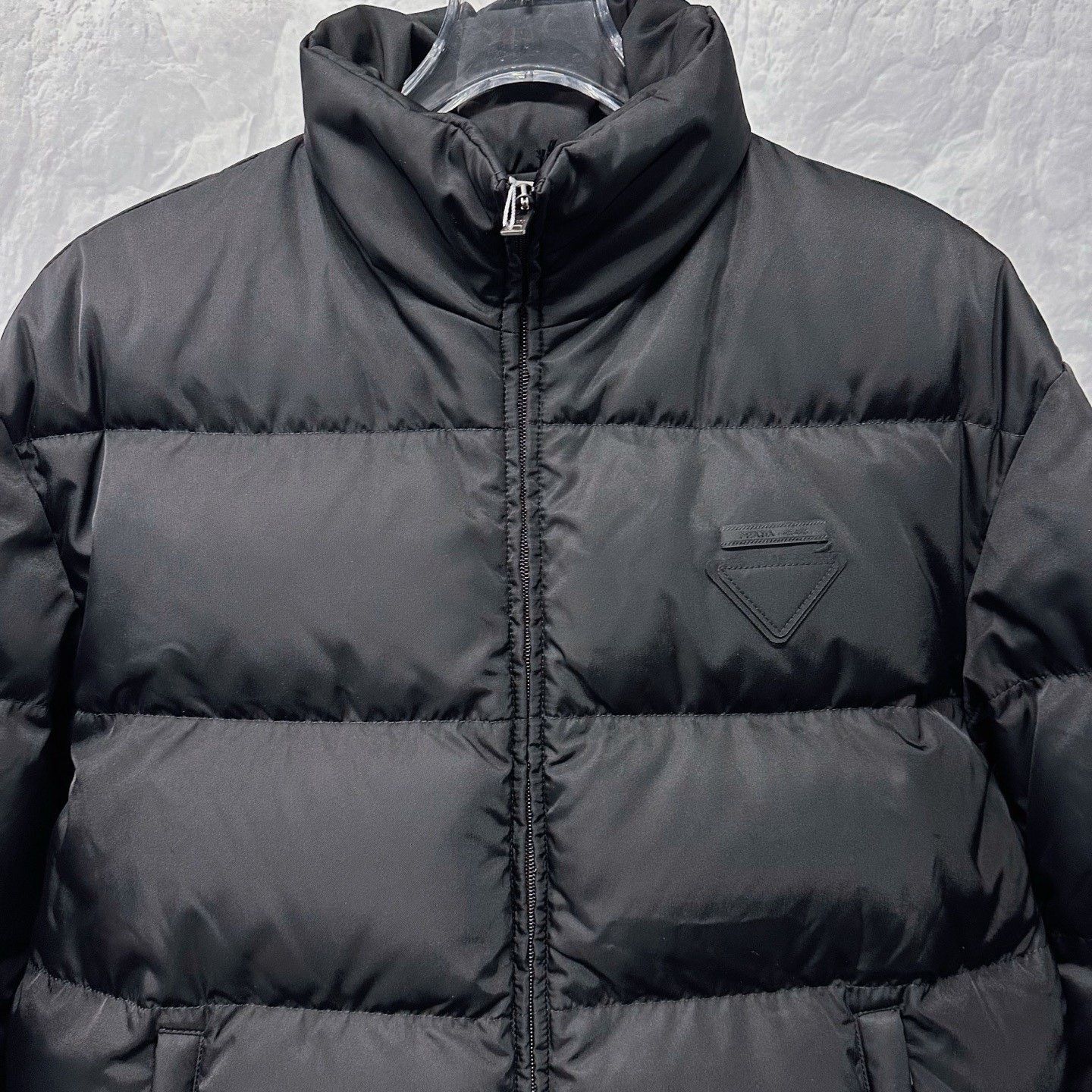 Prada Prada SS25 Triangle Logo Stand Collar Down Jacket Size US M / EU 48-50 / 2 - 2 Thumbnail