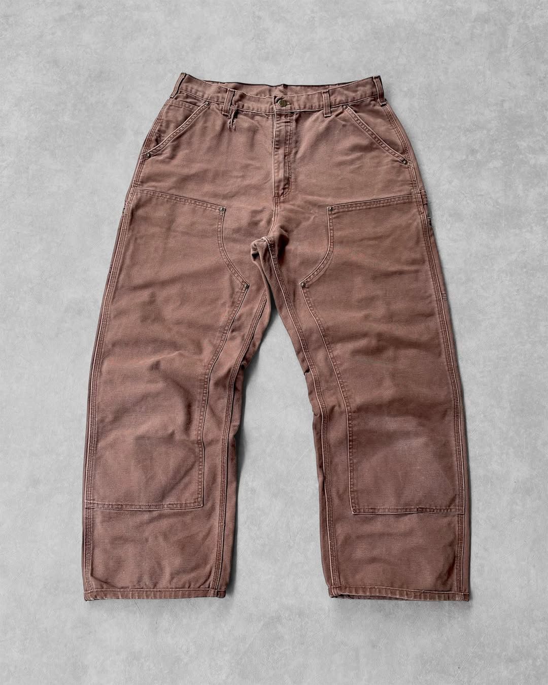 Carhartt Crazy Vintage Carhartt Doublekne - B136 CHT🍫 Size US 36 / EU 52 - 1 Thumbnail