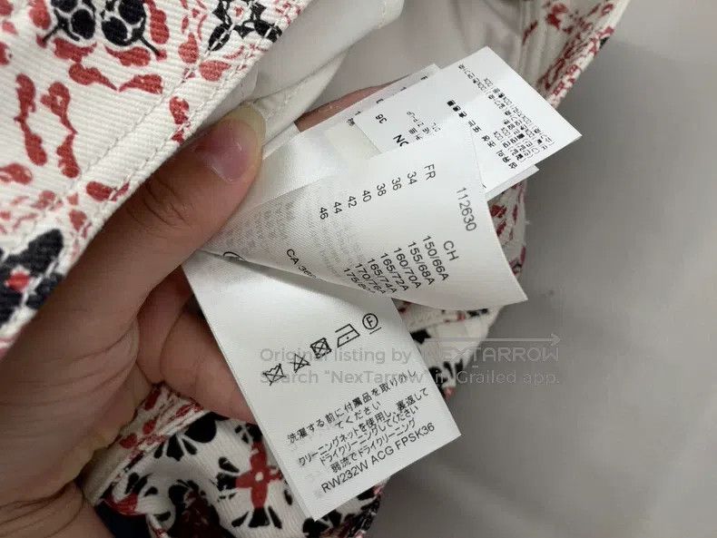 Louis Vuitton Louis Vuitton New Flower Skirt Size 35" - 7 Thumbnail