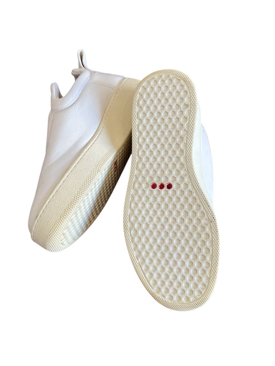 Celine CELINE BY PHOEBE PHILO WHITE LEATHER SNEAKERS SLIP-ON SZ 36 Size US 6 / IT 36 - 4 Thumbnail