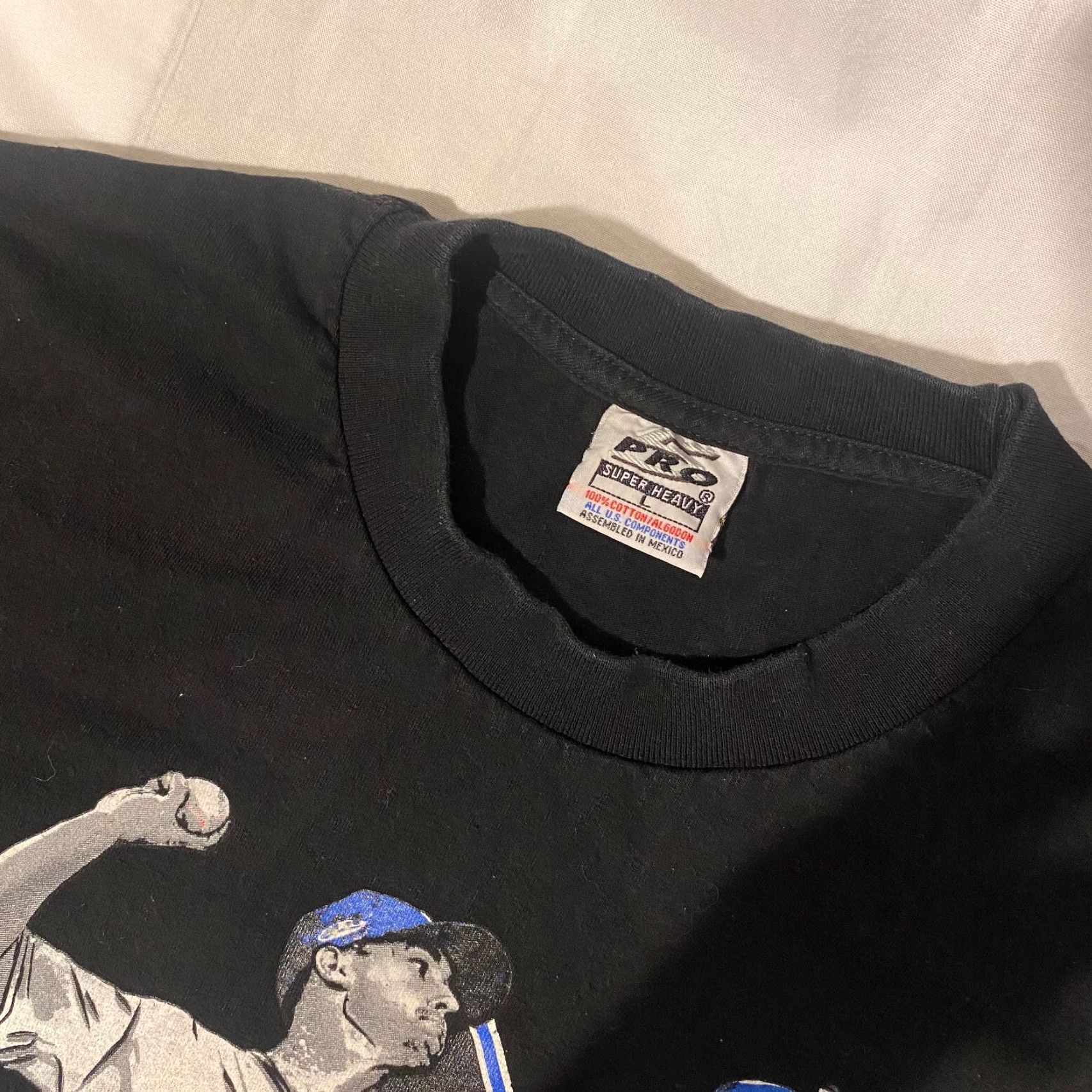 MLB VINTAGE Los Angeles 2020 World Series Champions T shirt Logo Printed On Black Cotton Crew Neck L Men Regular Short Sleeve Seasonal All Seasons Size US L / EU 52-54 / 3 - 2 Thumbnail