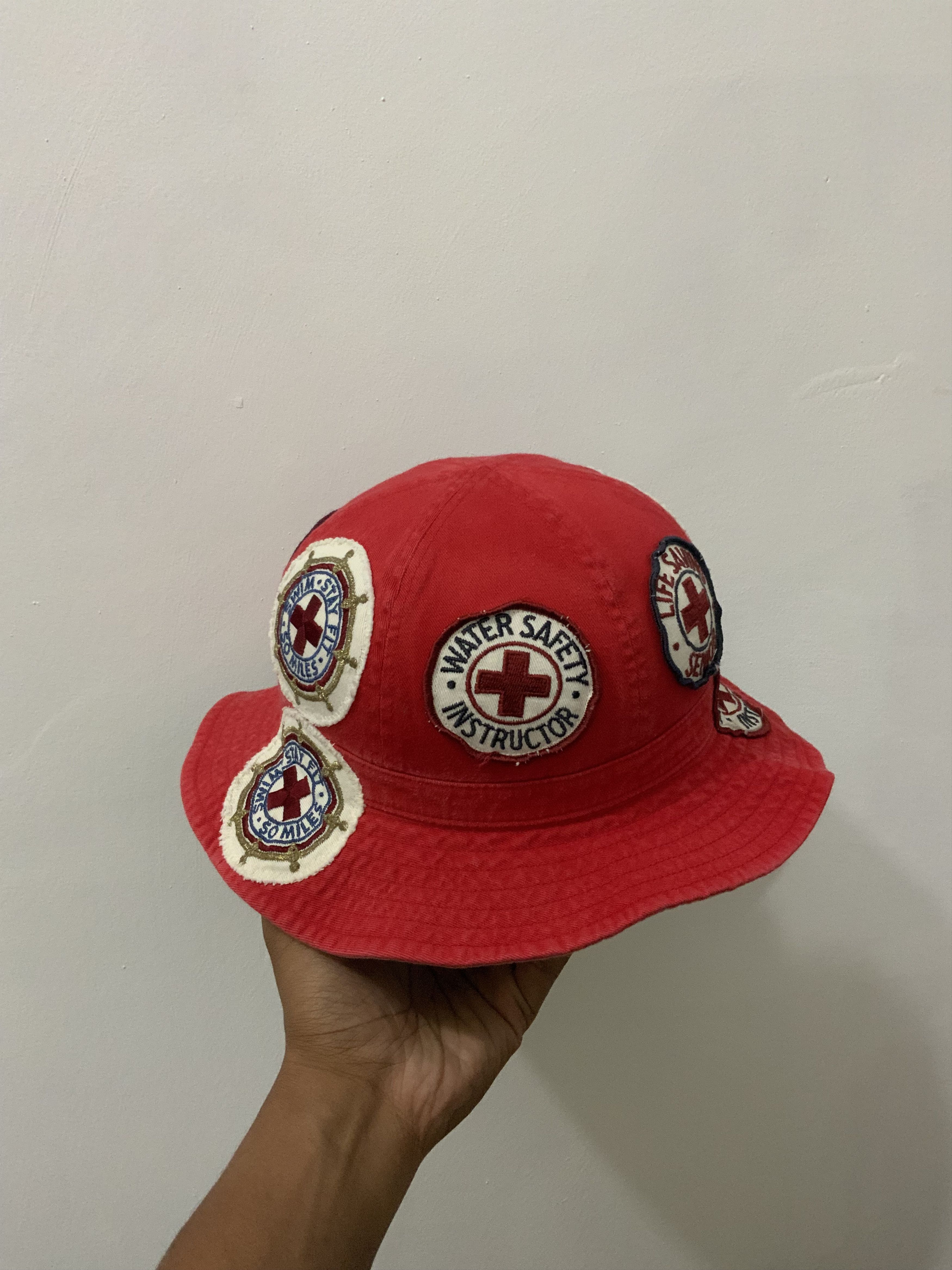 Japanese Brand Fun Duty Patch Bucket Hat Size ONE SIZE - 6 Thumbnail