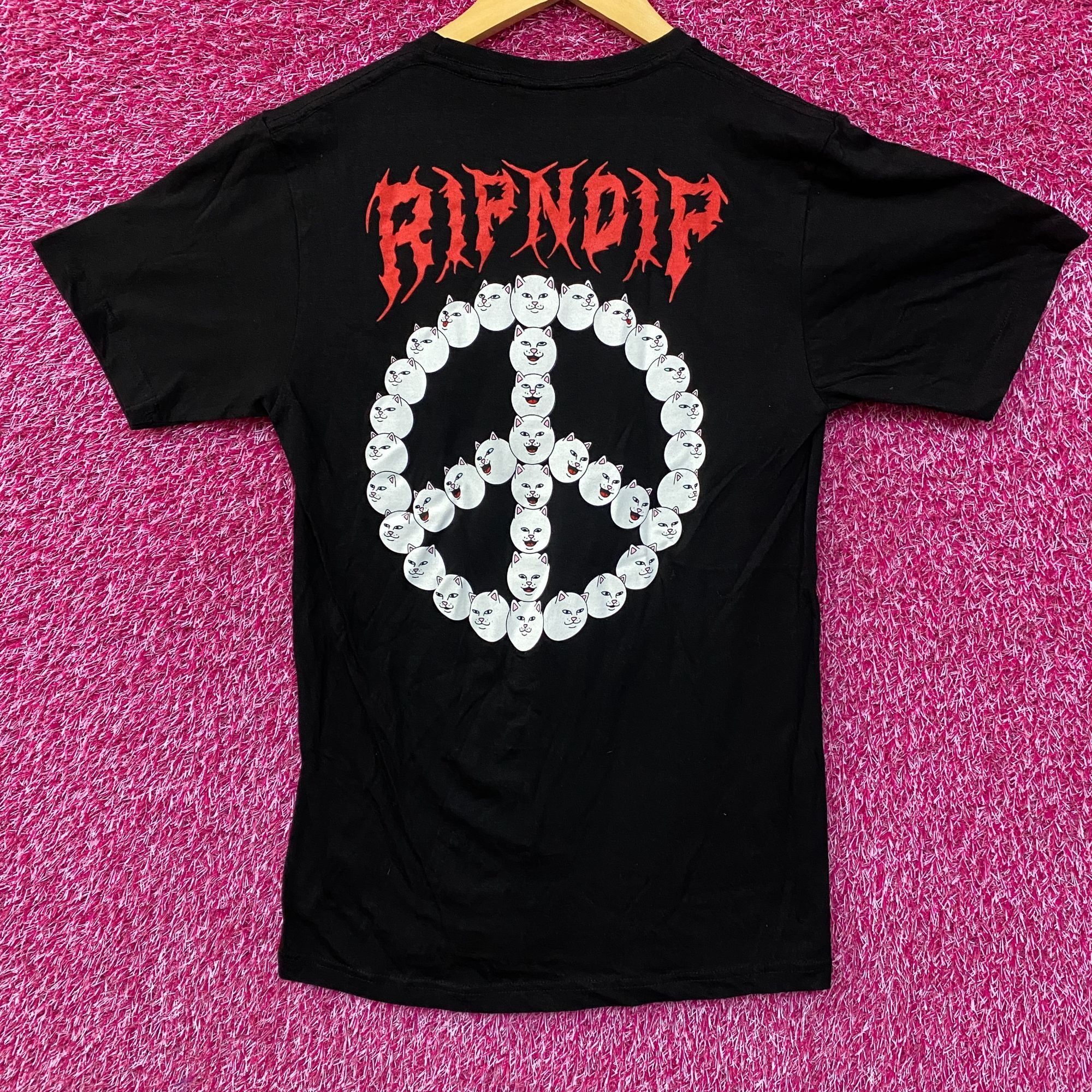 RIPNDIP RIPNDIP Expression Peace Sign Lord Nermal T-Shirts Small Size US S / EU 44-46 / 1 - 1 Thumbnail