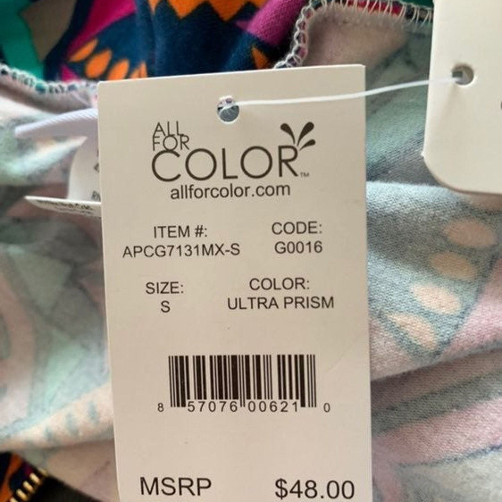 Other All For Color Women's Small Jacket Zip Lightweight NEW Size S / US 4 / IT 40 - 7 Thumbnail