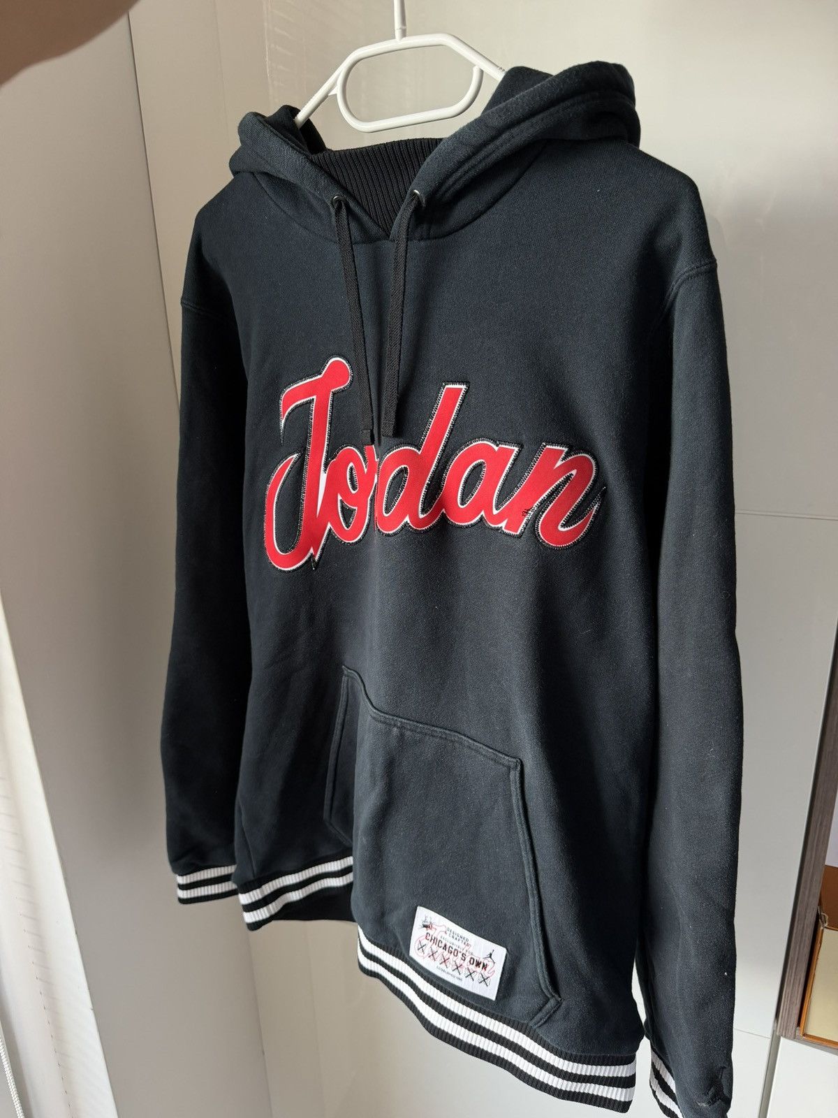 Jordan Brand Nike Air Jordan Big Logo Vintage 90s Hoodie Size US L / EU 52-54 / 3 - 4 Thumbnail