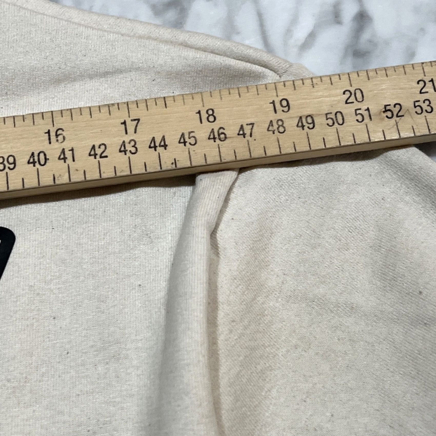 Vintage Seven Souls Hoodie Sweatshirt Men Large Beige Graphic Print Fleece Pullover Stay True Limited Edition NWT Size US L / EU 52-54 / 3 - 7 Thumbnail