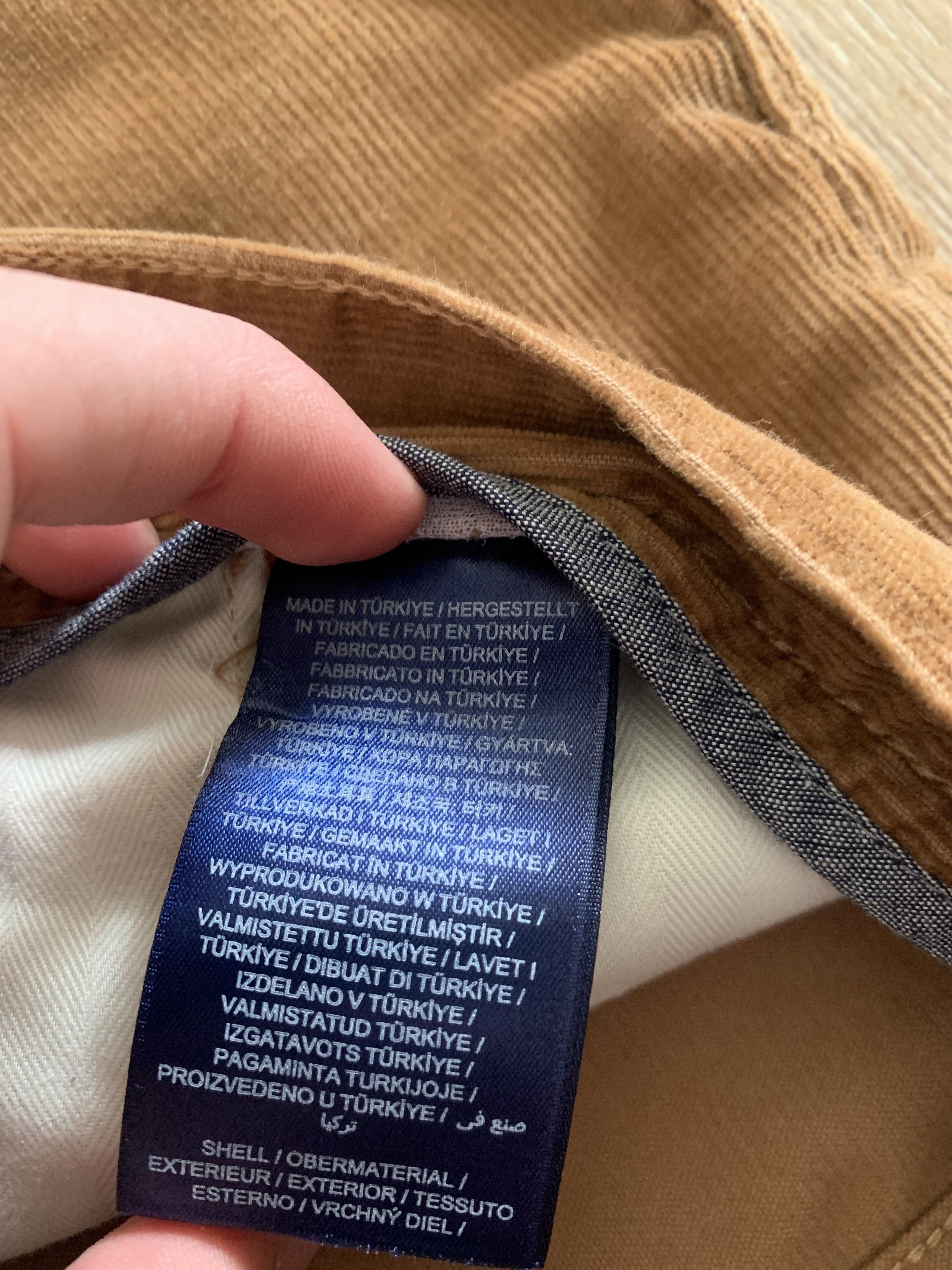 Gant GANT Hayes Slim Brown Corduroy Pants Size US 32 / EU 48 - 10 Thumbnail