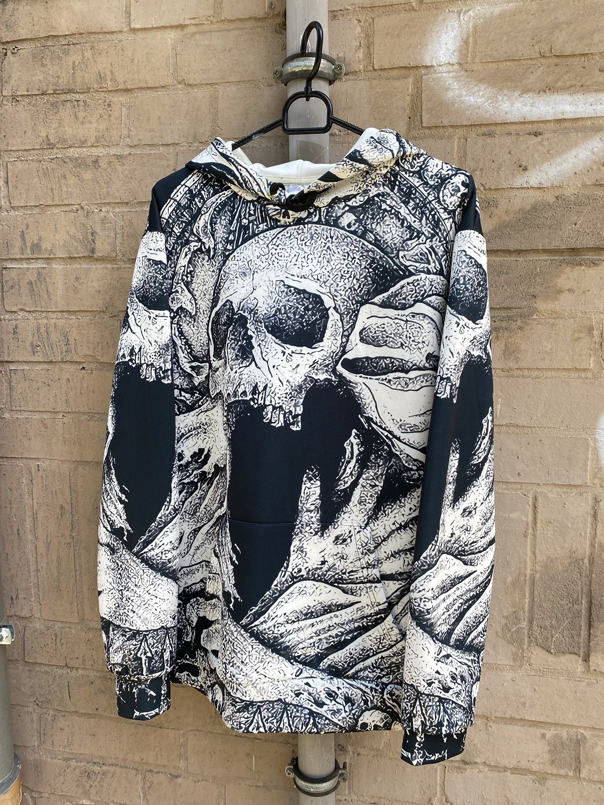 Affliction × Ed Hardy Black grey vintage retro y2k 00s hoodie affliction style Size US L / EU 52-54 / 3 - 1 Thumbnail
