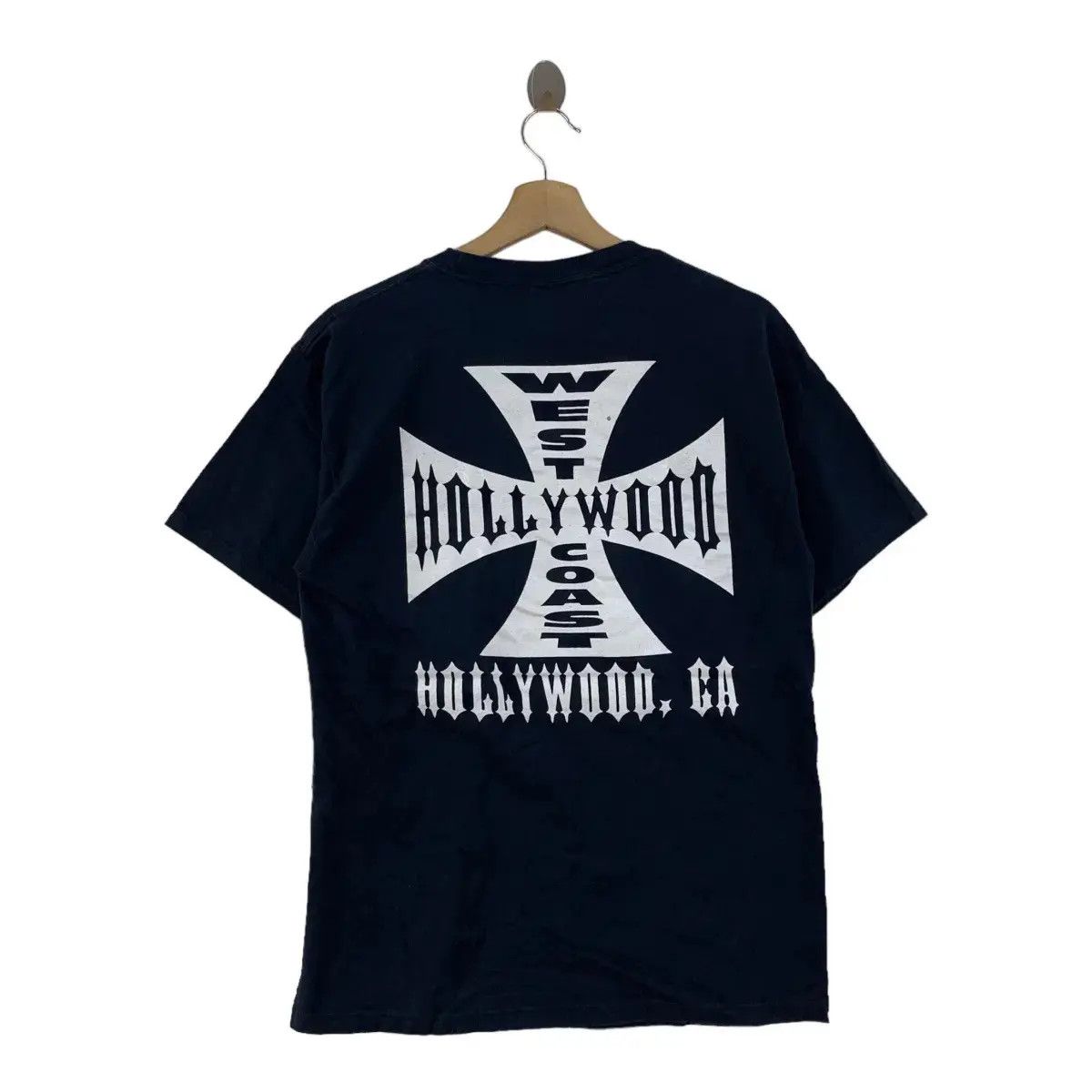 Vintage Vintage WEST COAST CHOPPERS Hollywood Tee Shirt Motorcycle Size US M / EU 48-50 / 2 - 1 Thumbnail